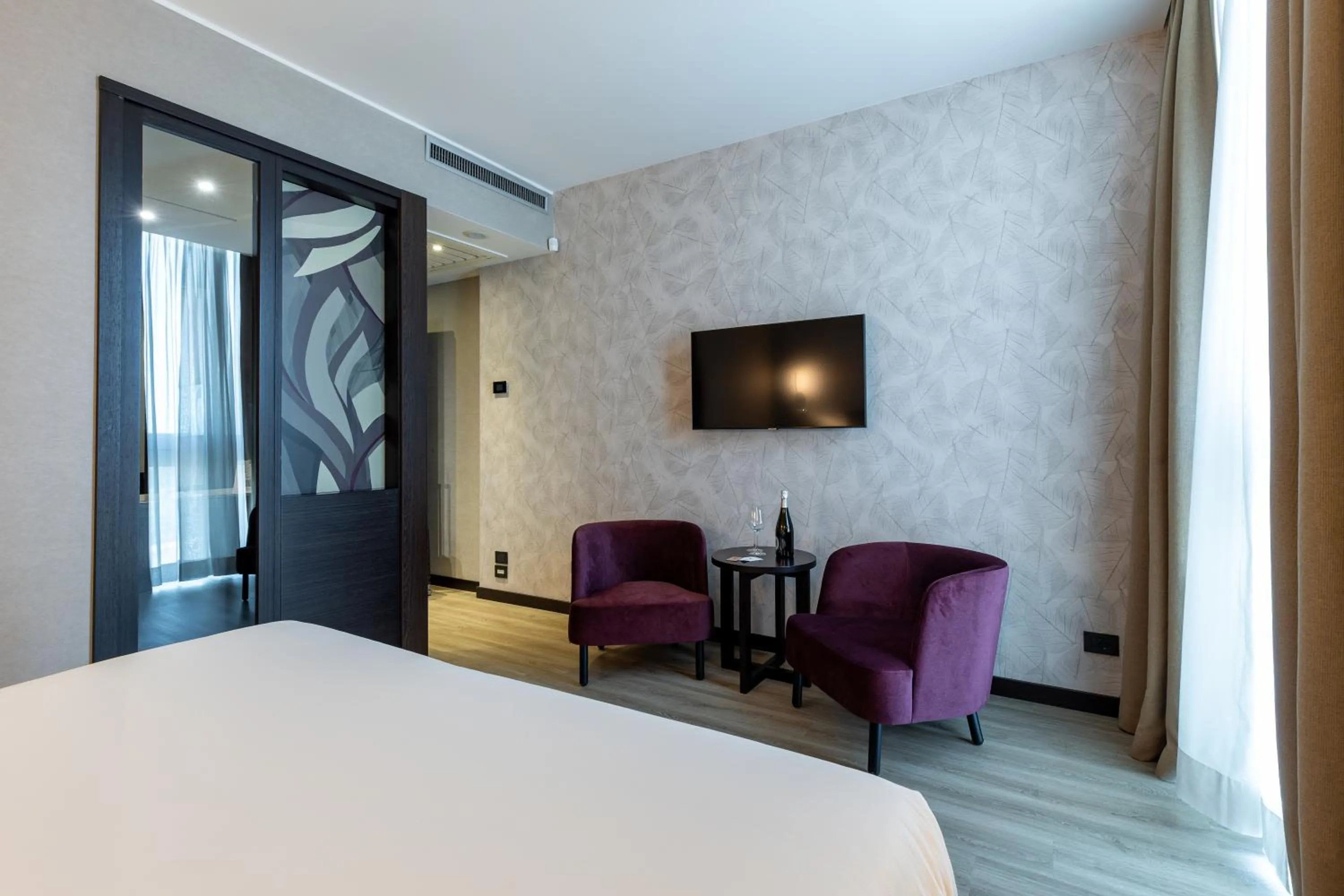 Bed in H2C Hotel Milanofiori