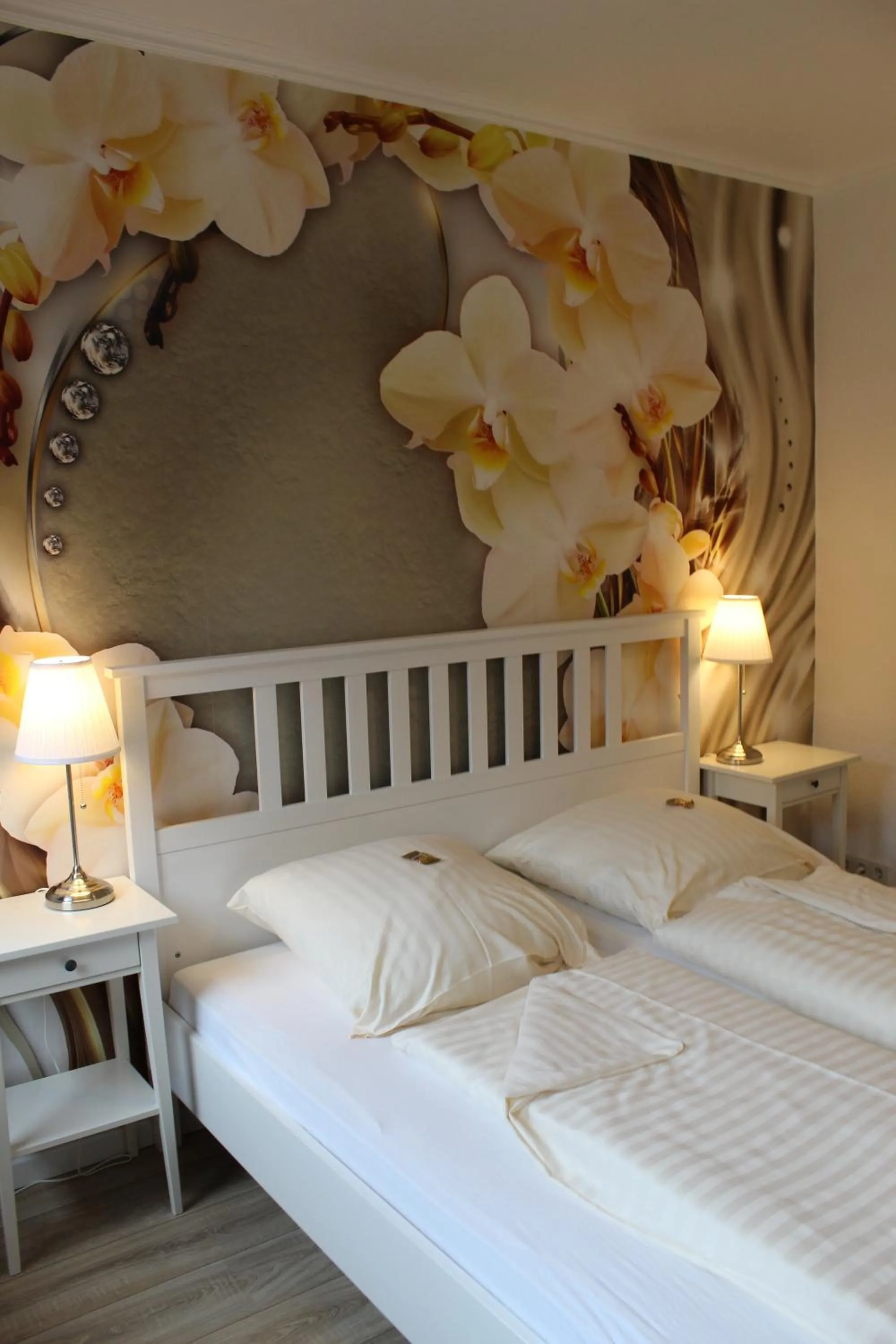 Bedroom, Bed in Landhaus Wörpedorf