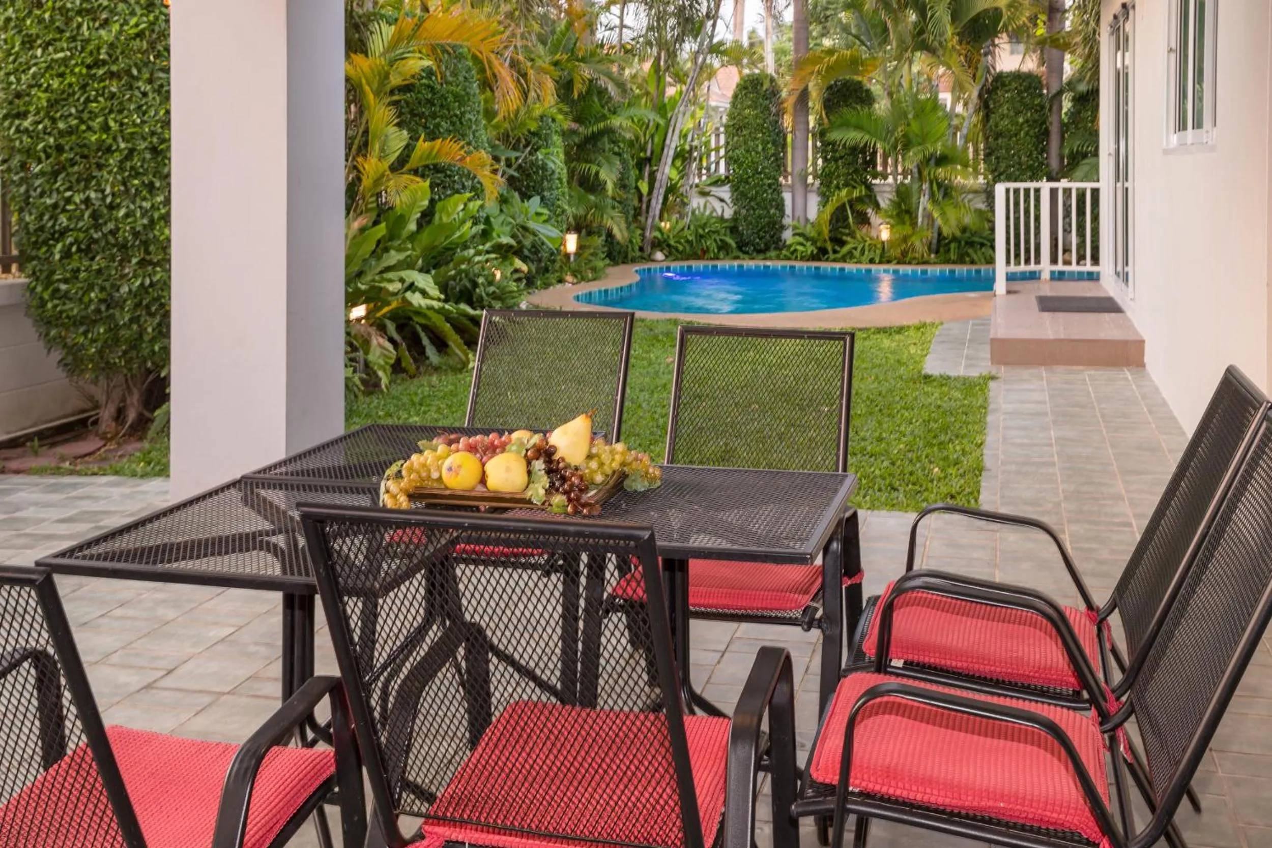 Patio in Leelawadee Pool Villa BBQ&Pool party