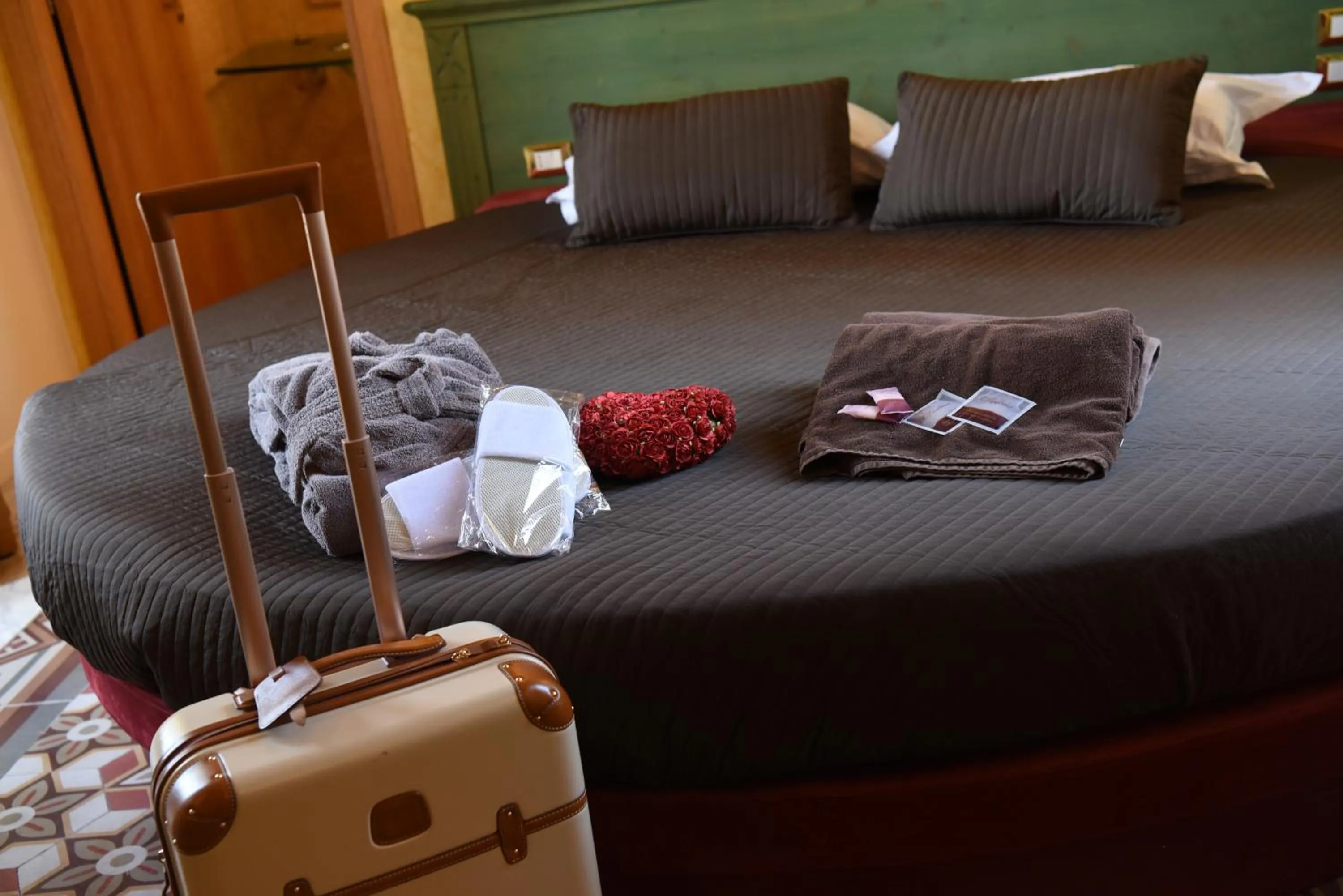 Bed in Hotel Federico II