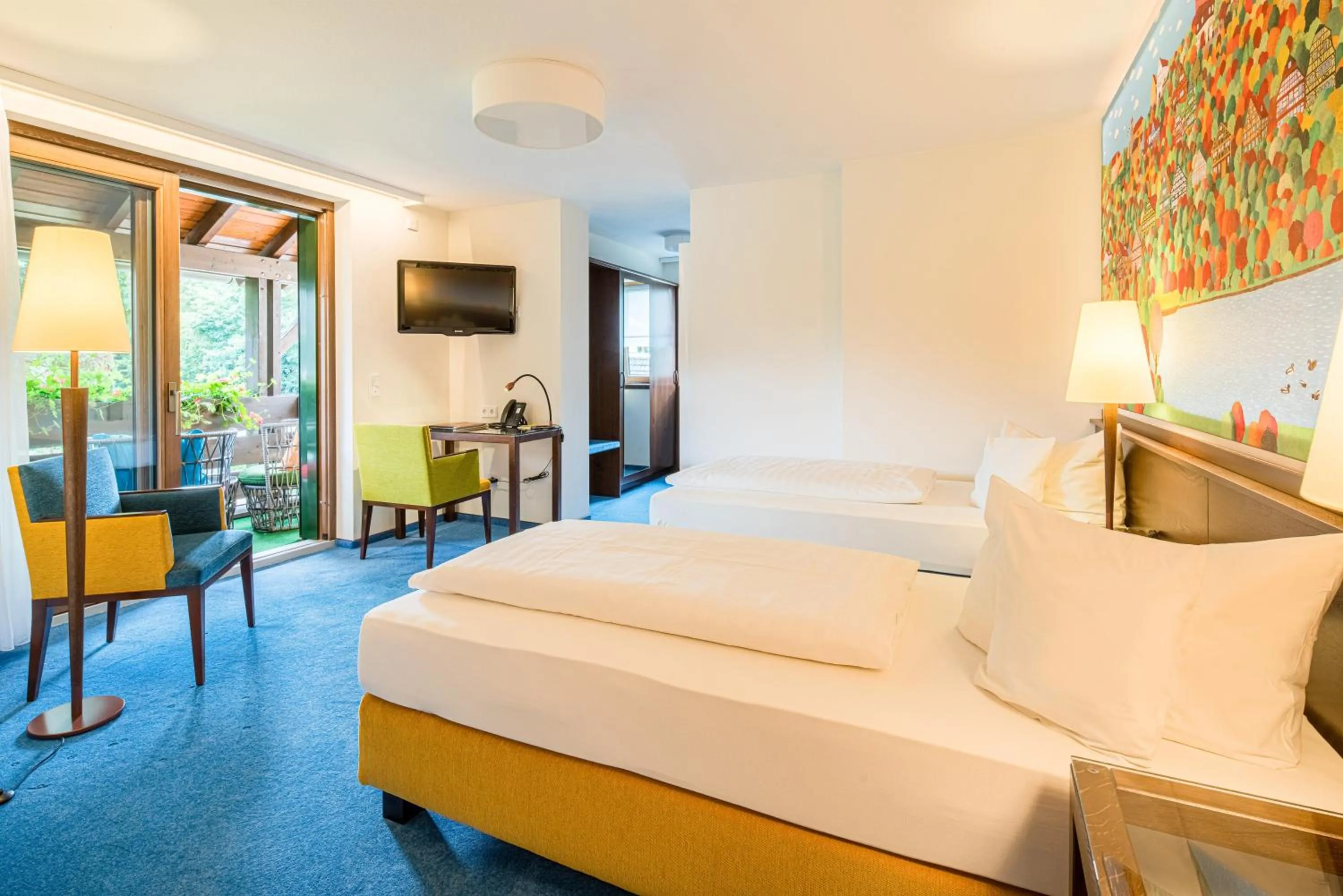 Bed in Boutique Hotel Bundschuh 3 Sterne Superior