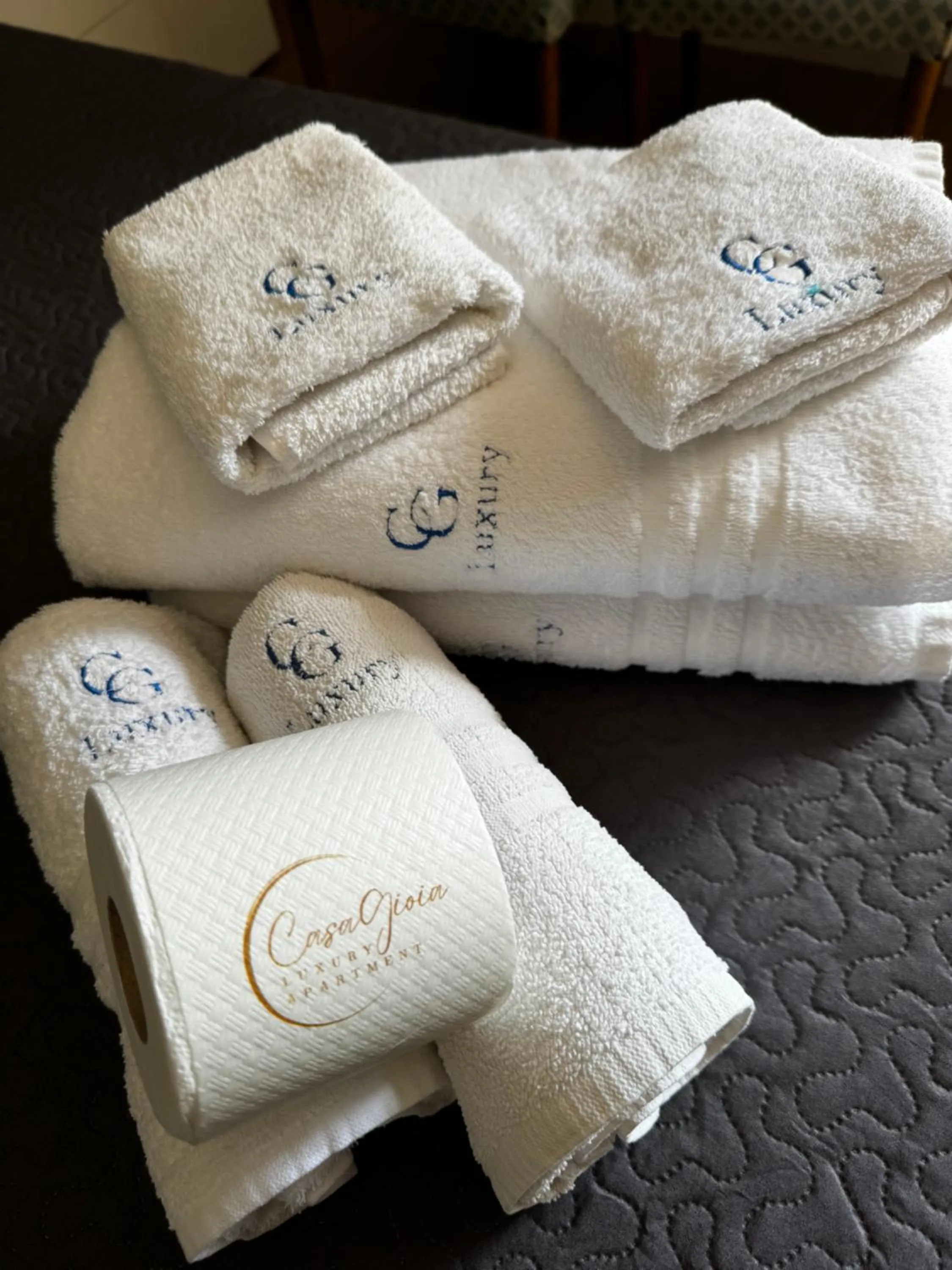 towels, Bed in Casa Gioia