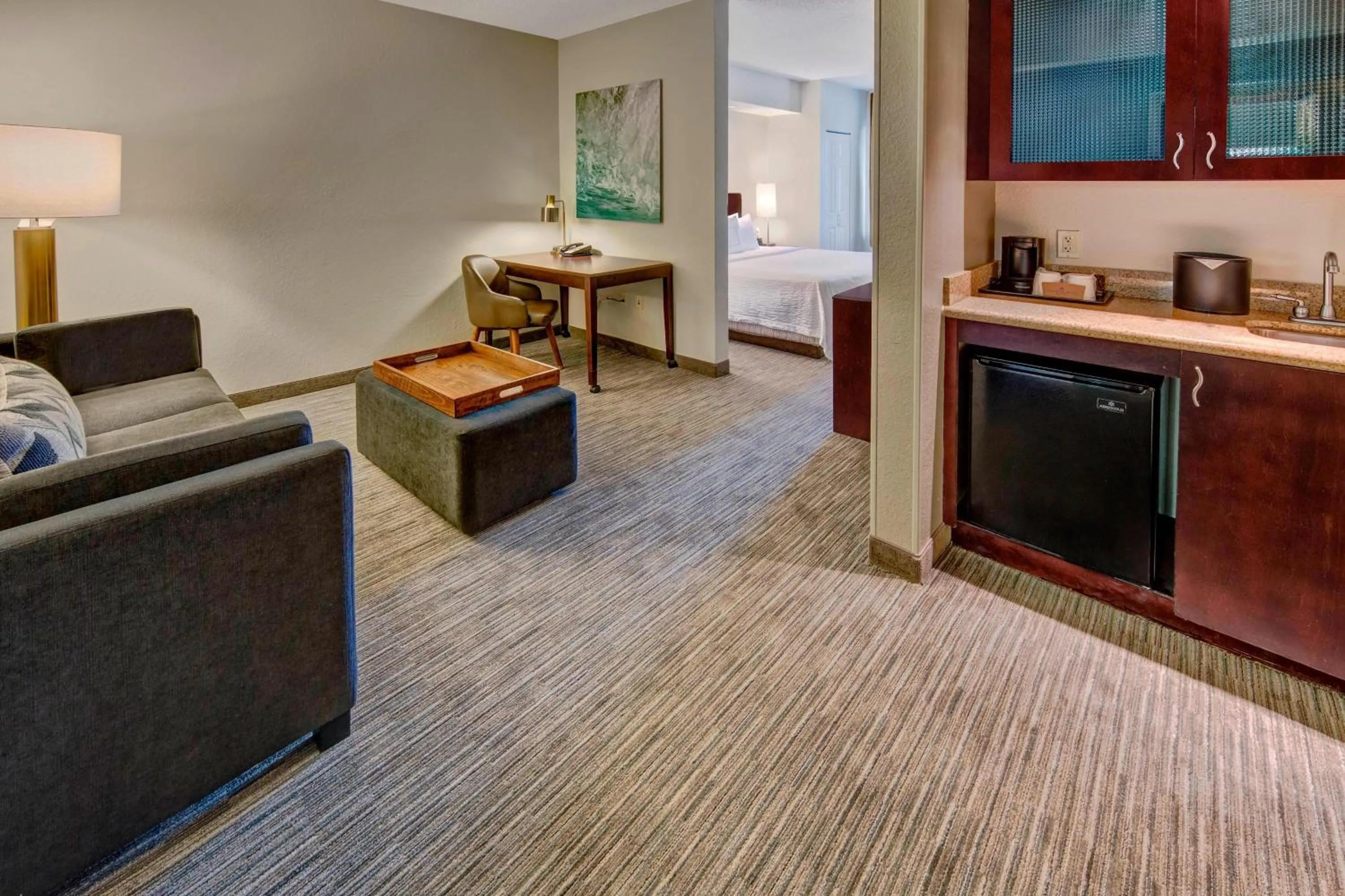 Living room in SpringHill Suites by Marriott Naples