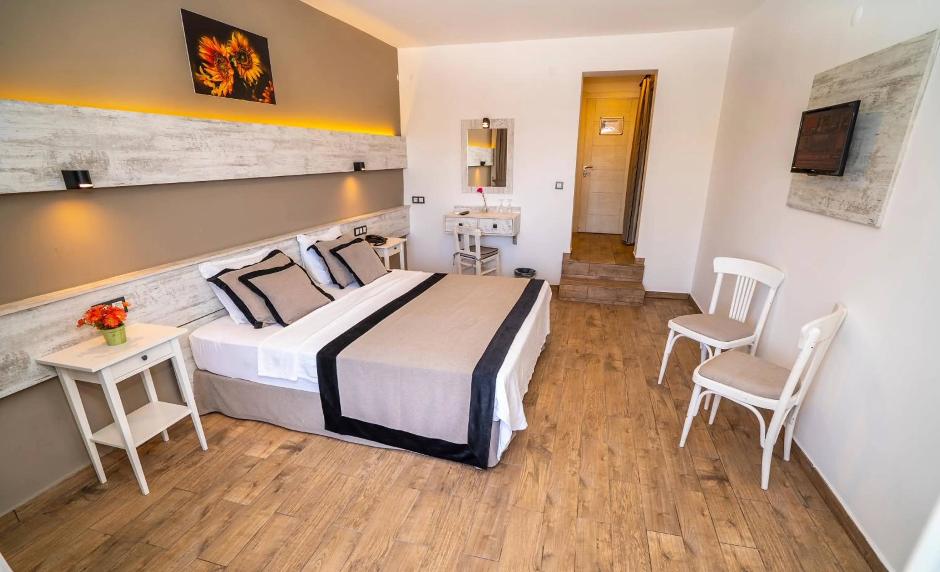 Bed in Sifne Thermal Otel