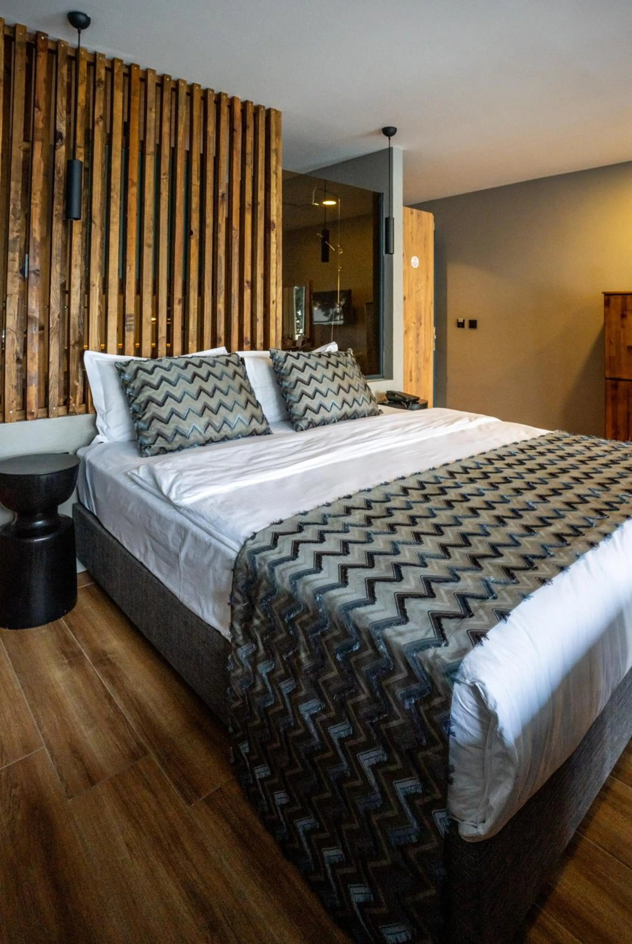 Bed in Sifne Thermal Otel