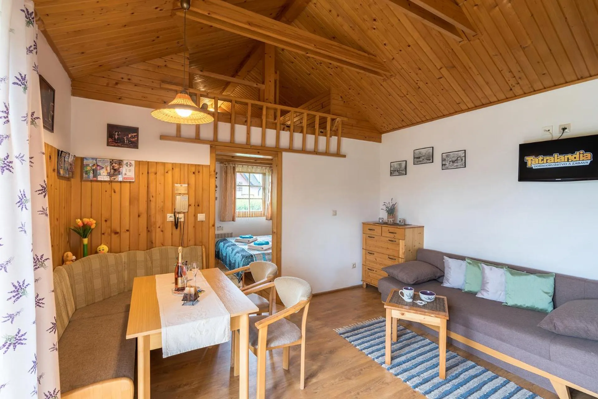Living room in Tatralandia Chatky