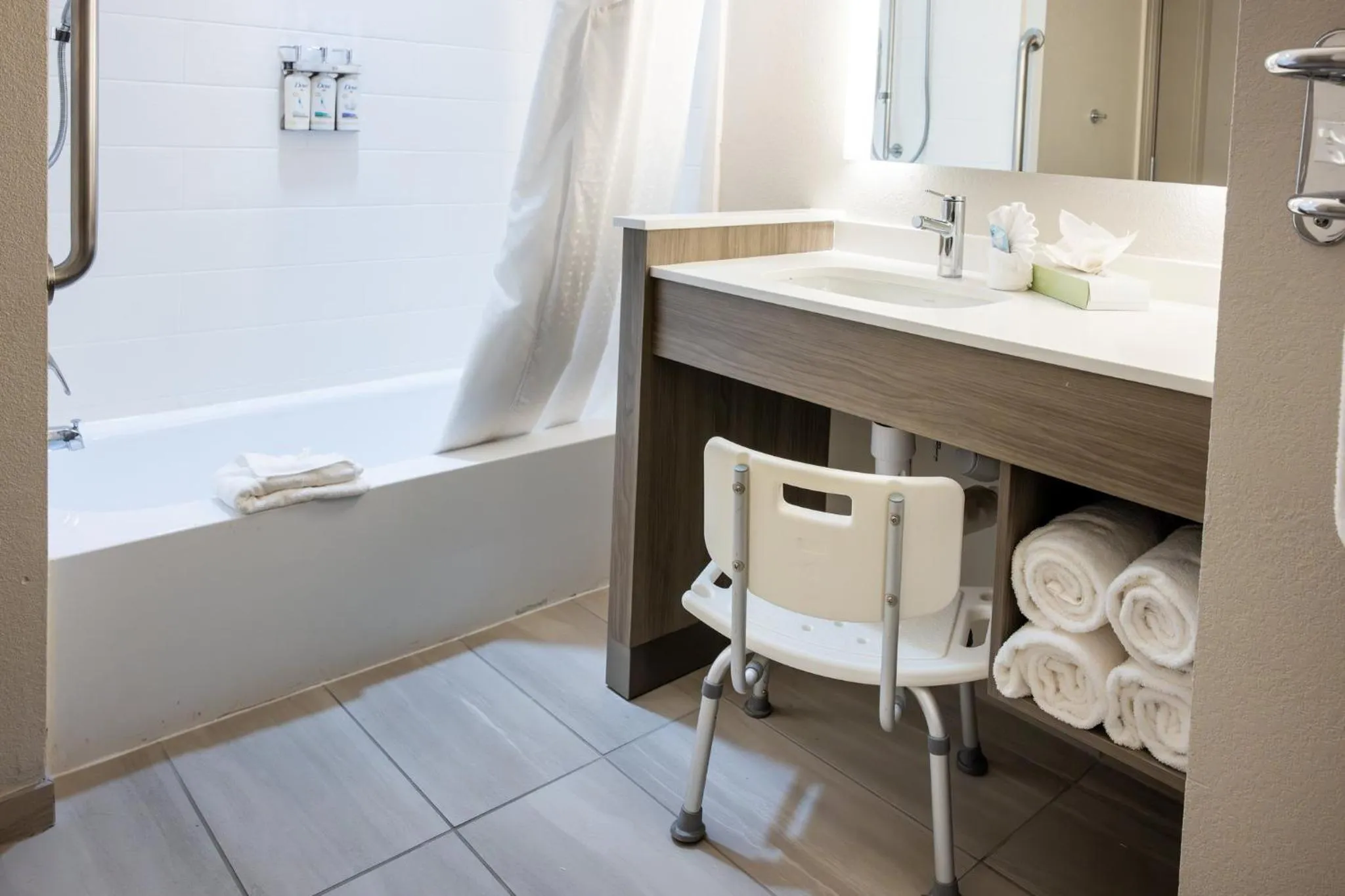 Bathroom in Holiday Inn Express Hotel & Suites Wichita Airport by IHG