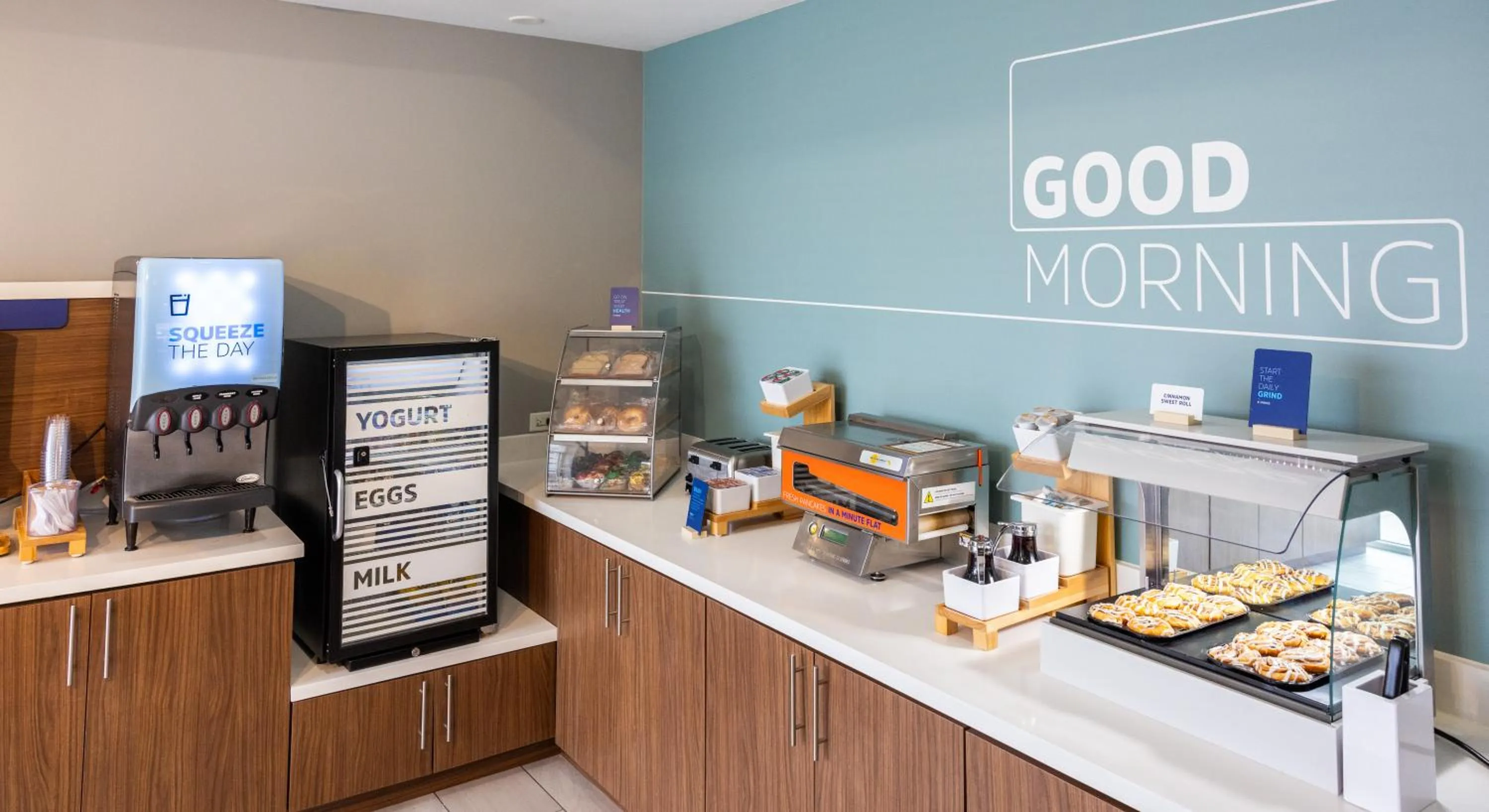 Buffet breakfast in Holiday Inn Express Hotel & Suites Wichita Airport by IHG