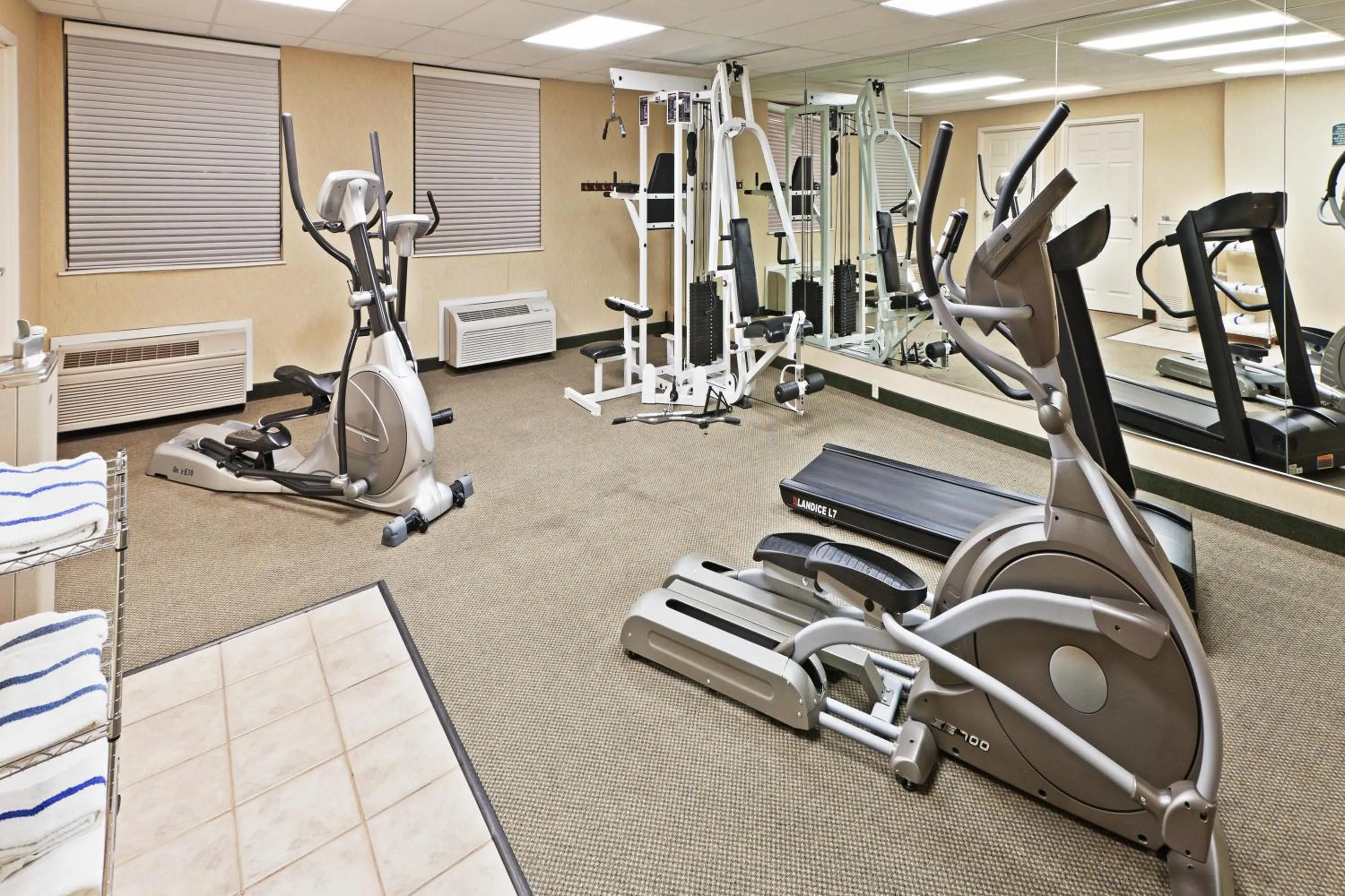 Fitness centre/facilities in Wyndham Garden Wichita Downtown