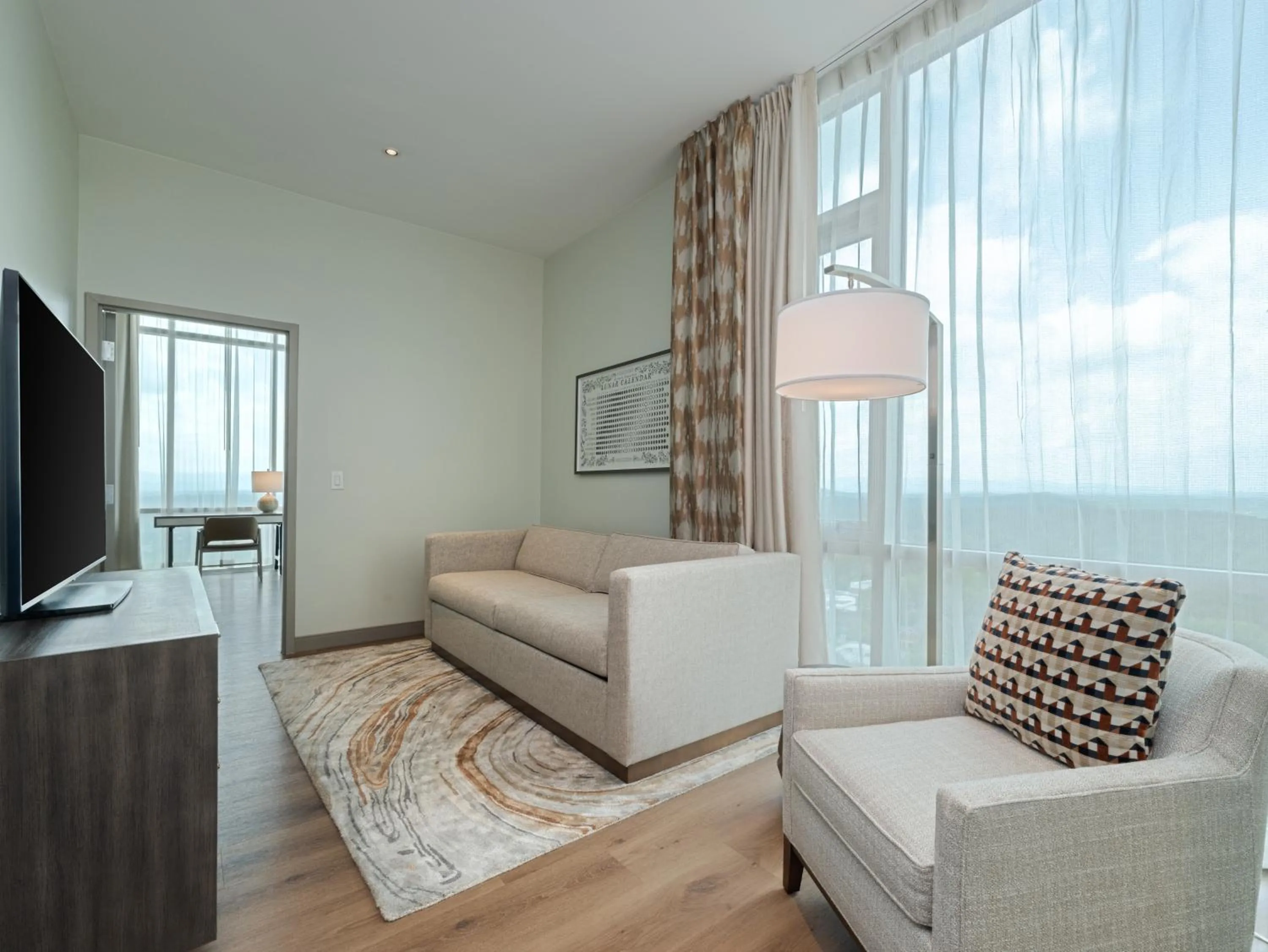 Living room in Hotel Indigo Asheville Downtown by IHG