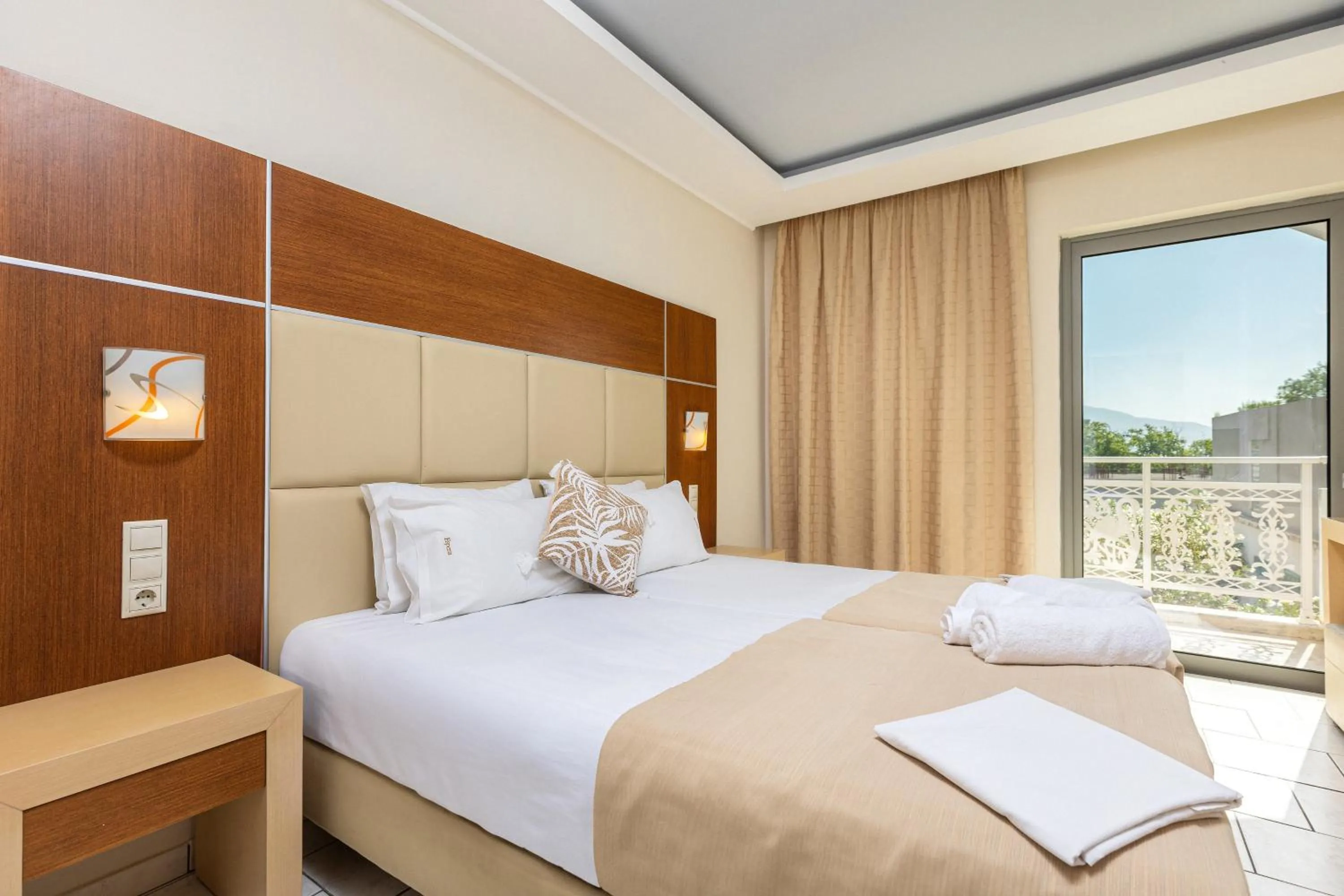 Bed in Esperia Hotel