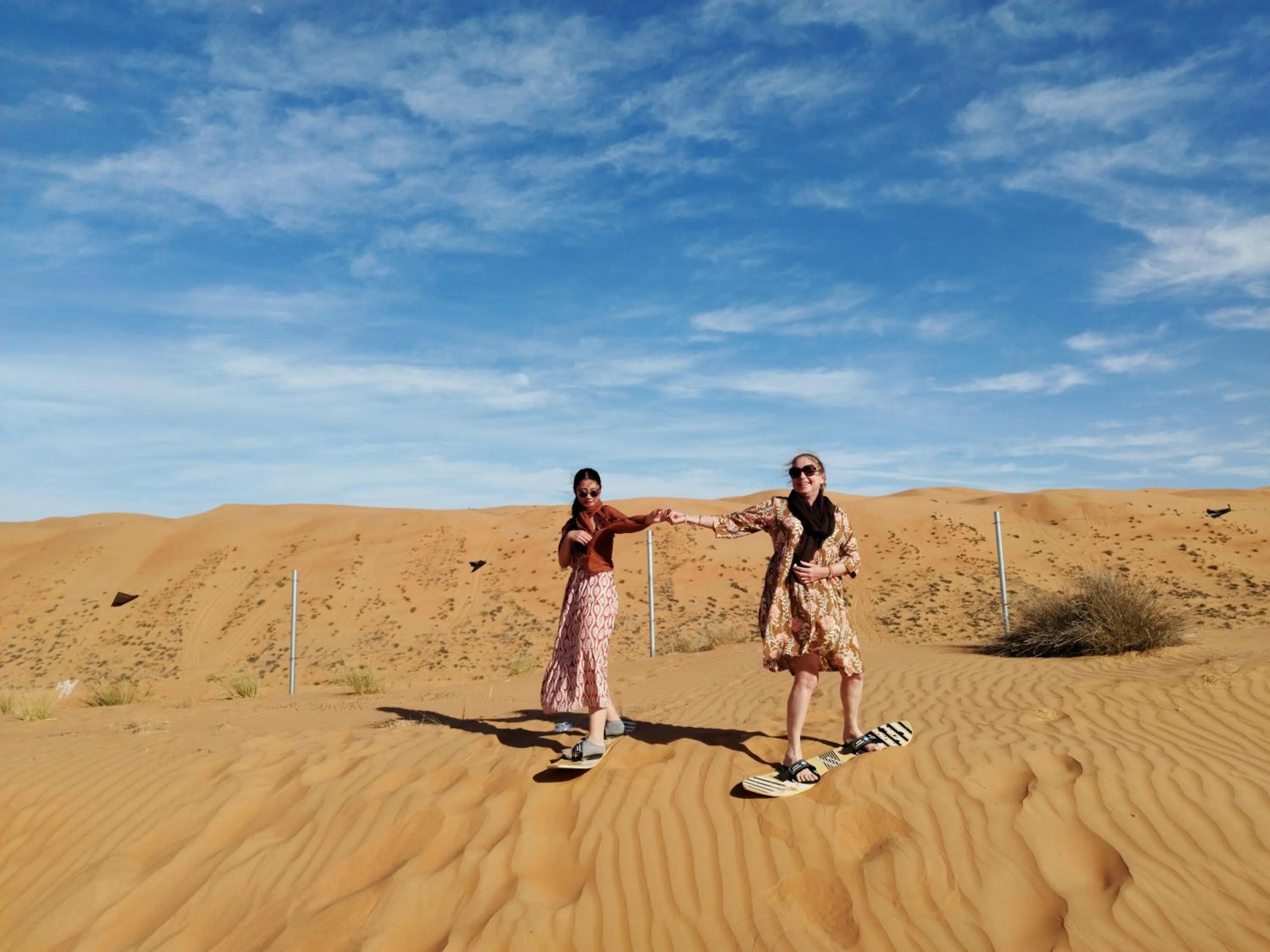 People in Sands Dream Tourism Camp