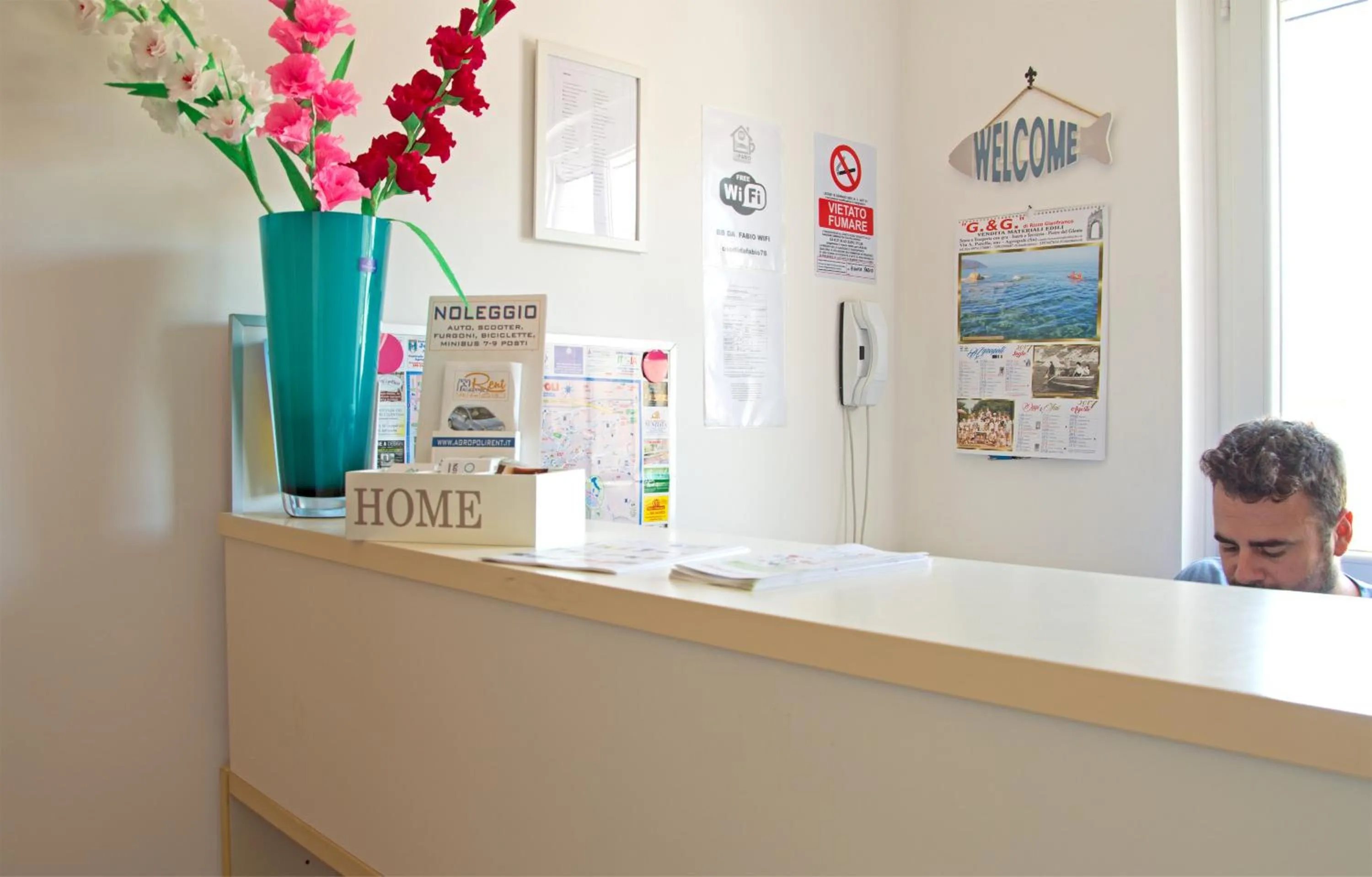 Staff in Da Fabio Bed and Breakfast