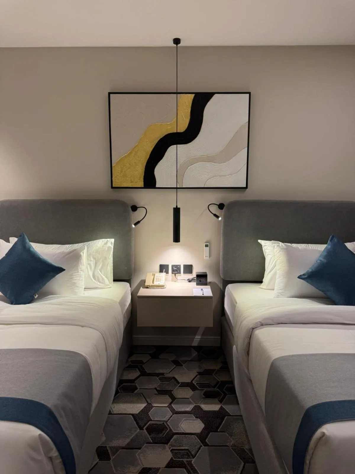 Bed in Continent Al Waha Hotel Riyad