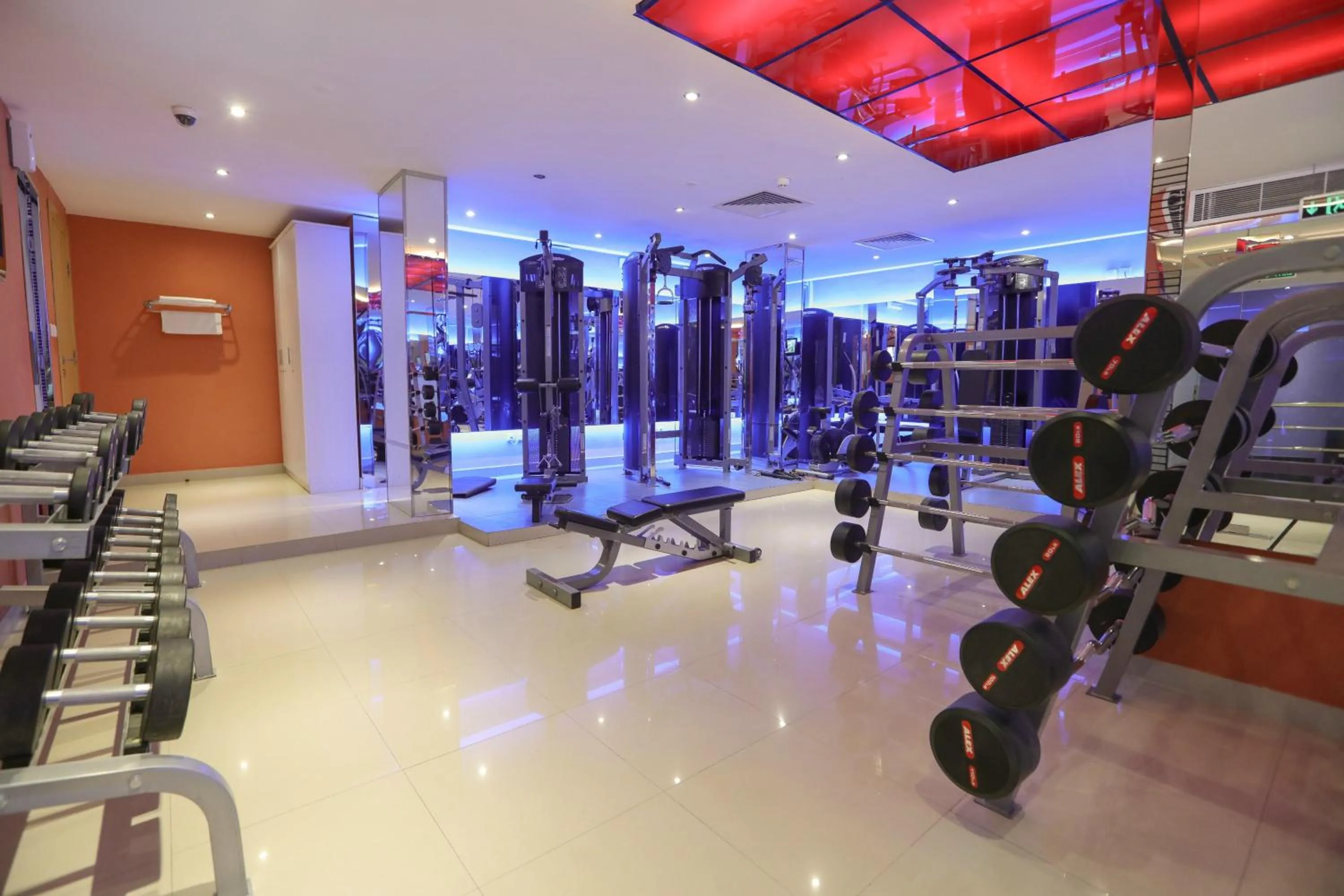 Fitness centre/facilities in Continent Al Waha Hotel Riyad