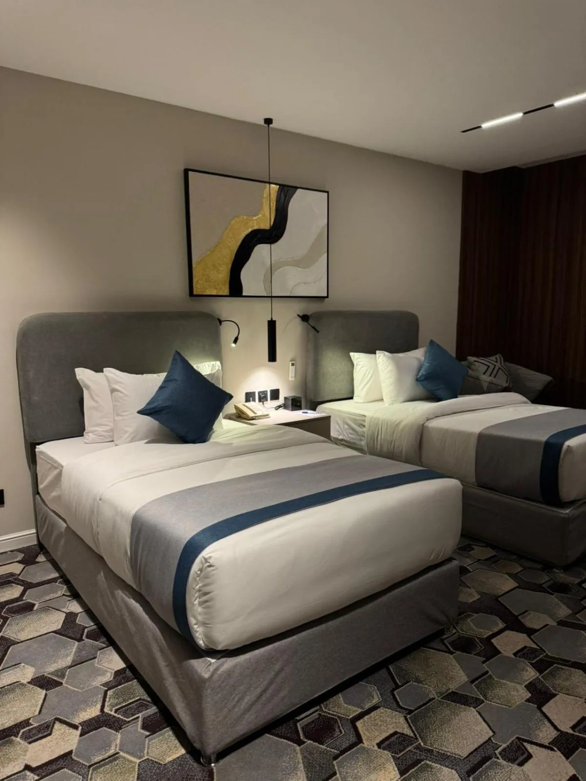 Bed in Continent Al Waha Hotel Riyad