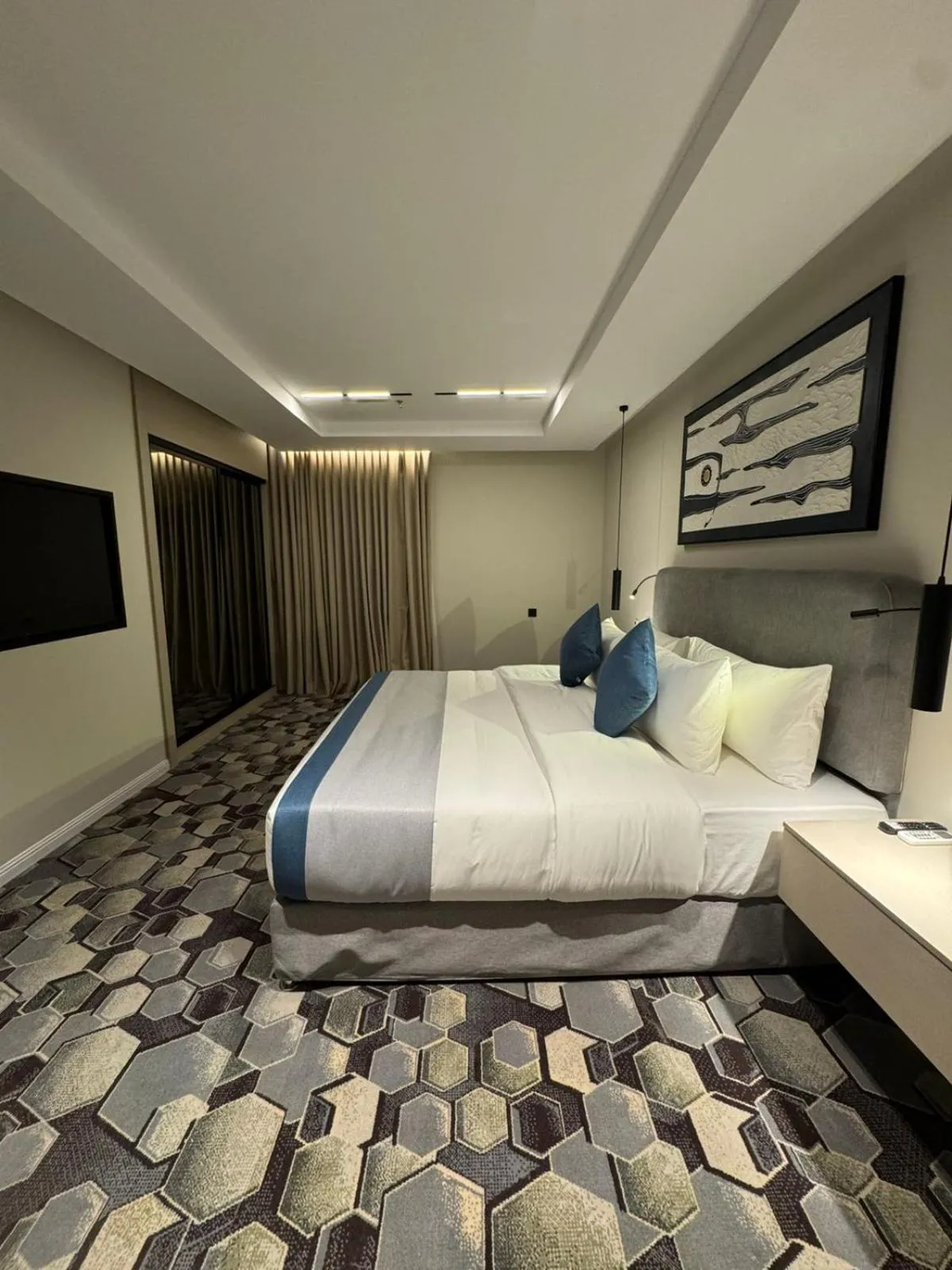 Bed in Continent Al Waha Hotel Riyad