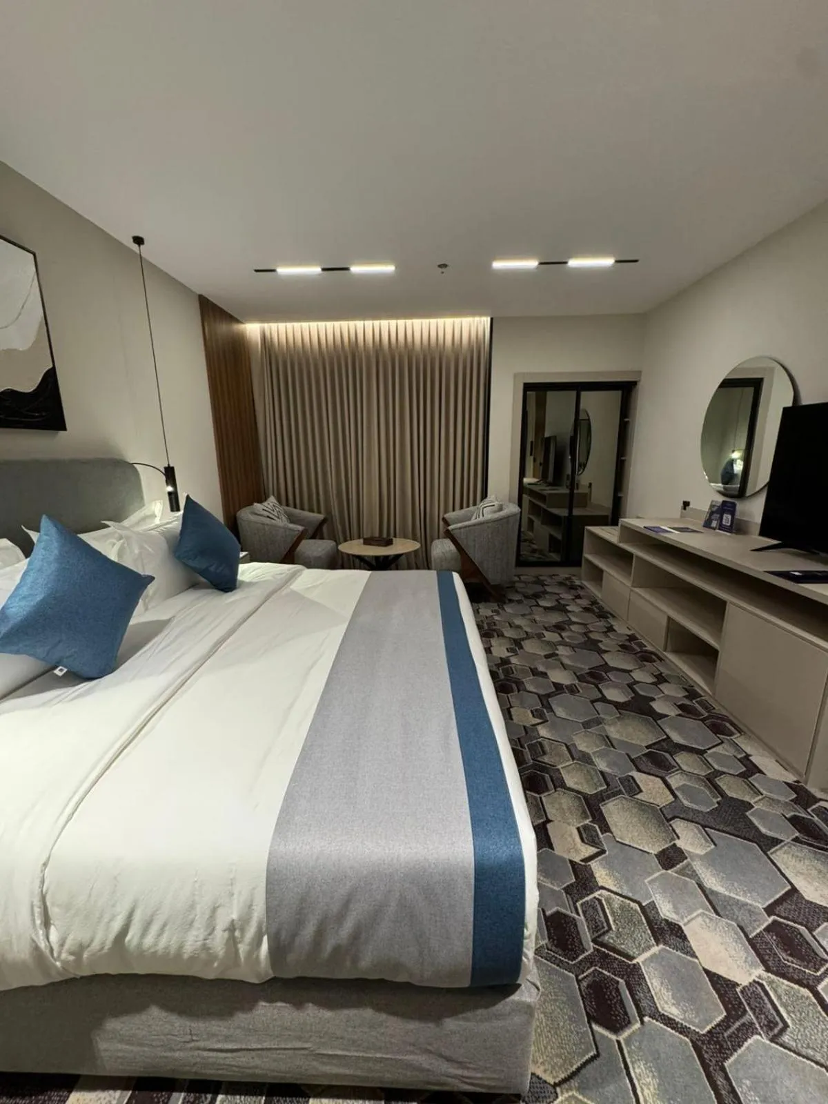 Bed in Continent Al Waha Hotel Riyad