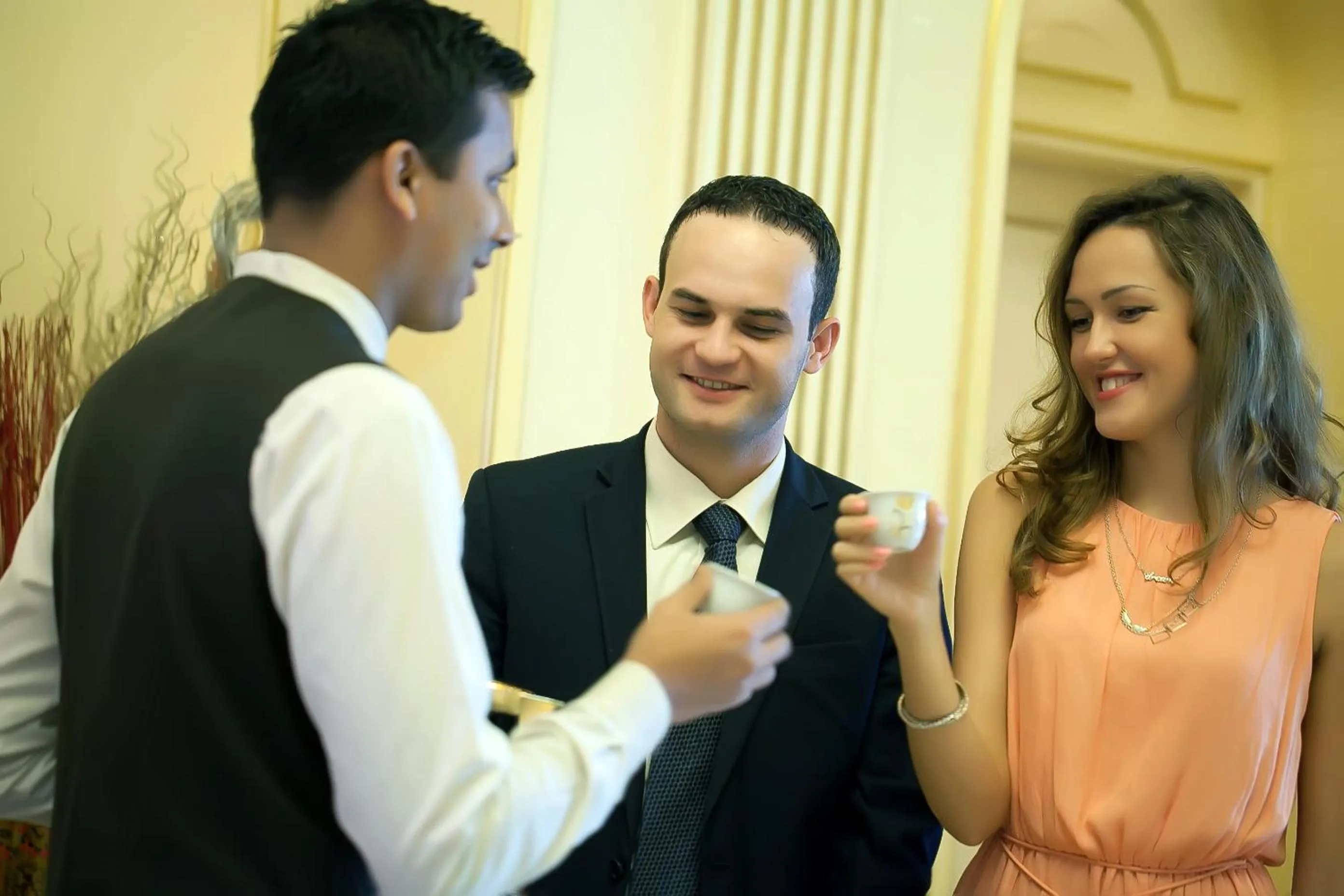 People in Moscow Hotel