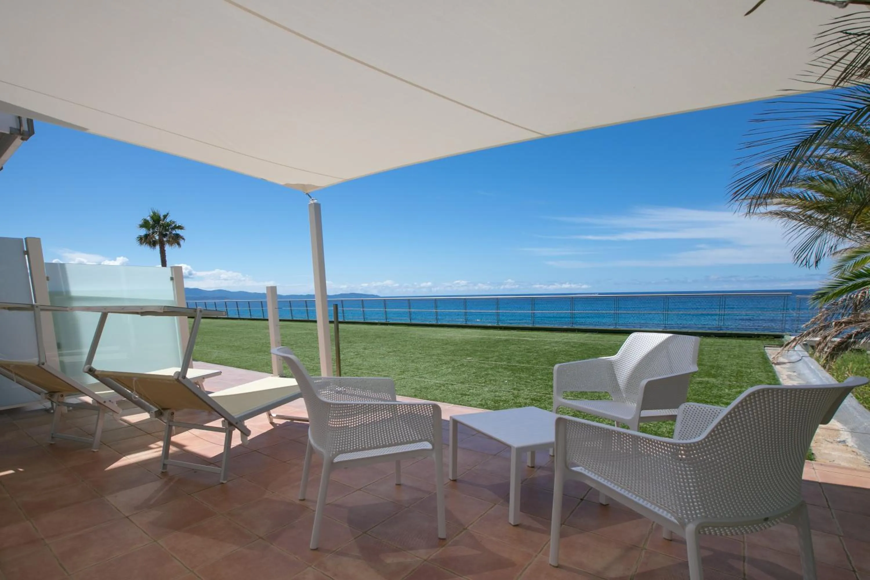 Balcony/Terrace in Hôtel Cala di Sole