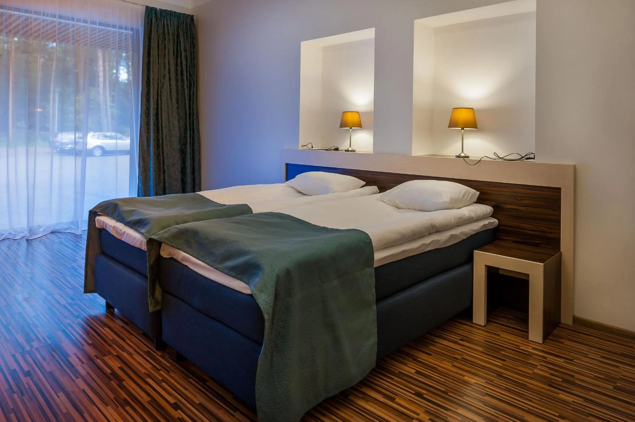 Bed in Pirita Beach Apartments & SPA