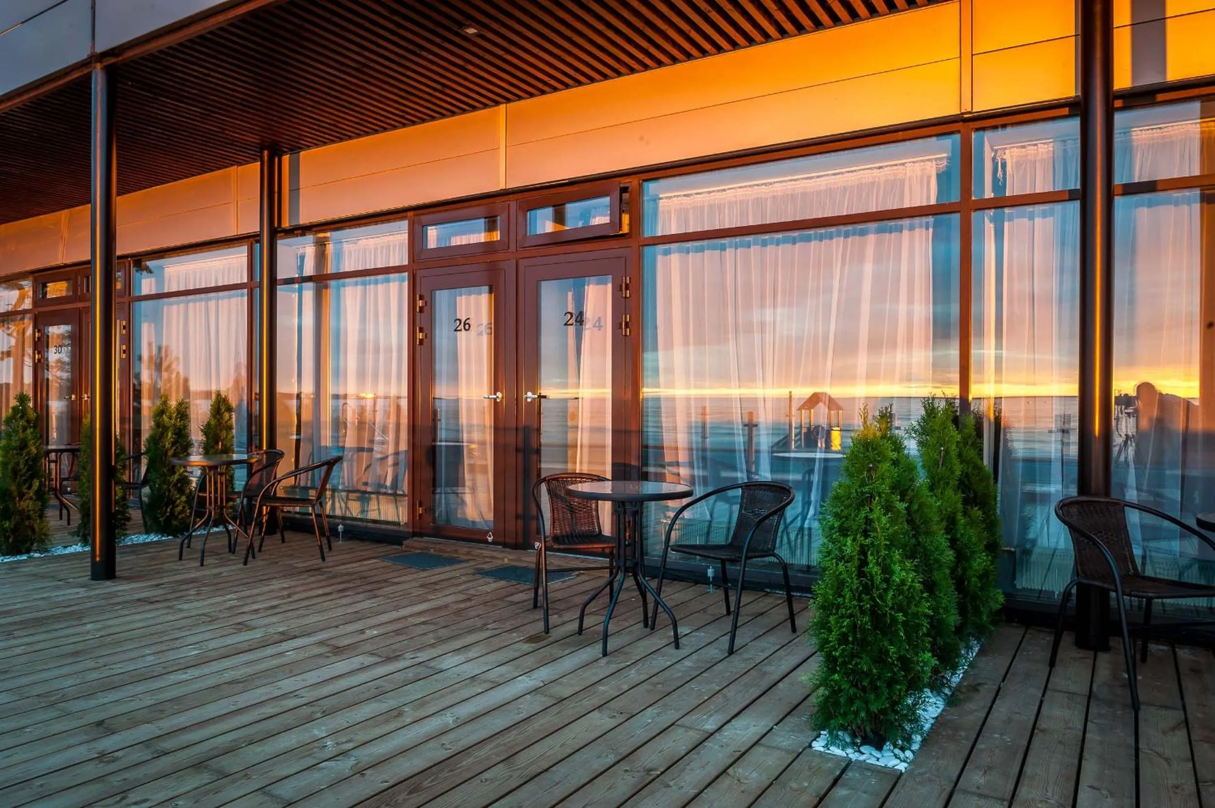 Balcony/Terrace in Pirita Beach Apartments & SPA