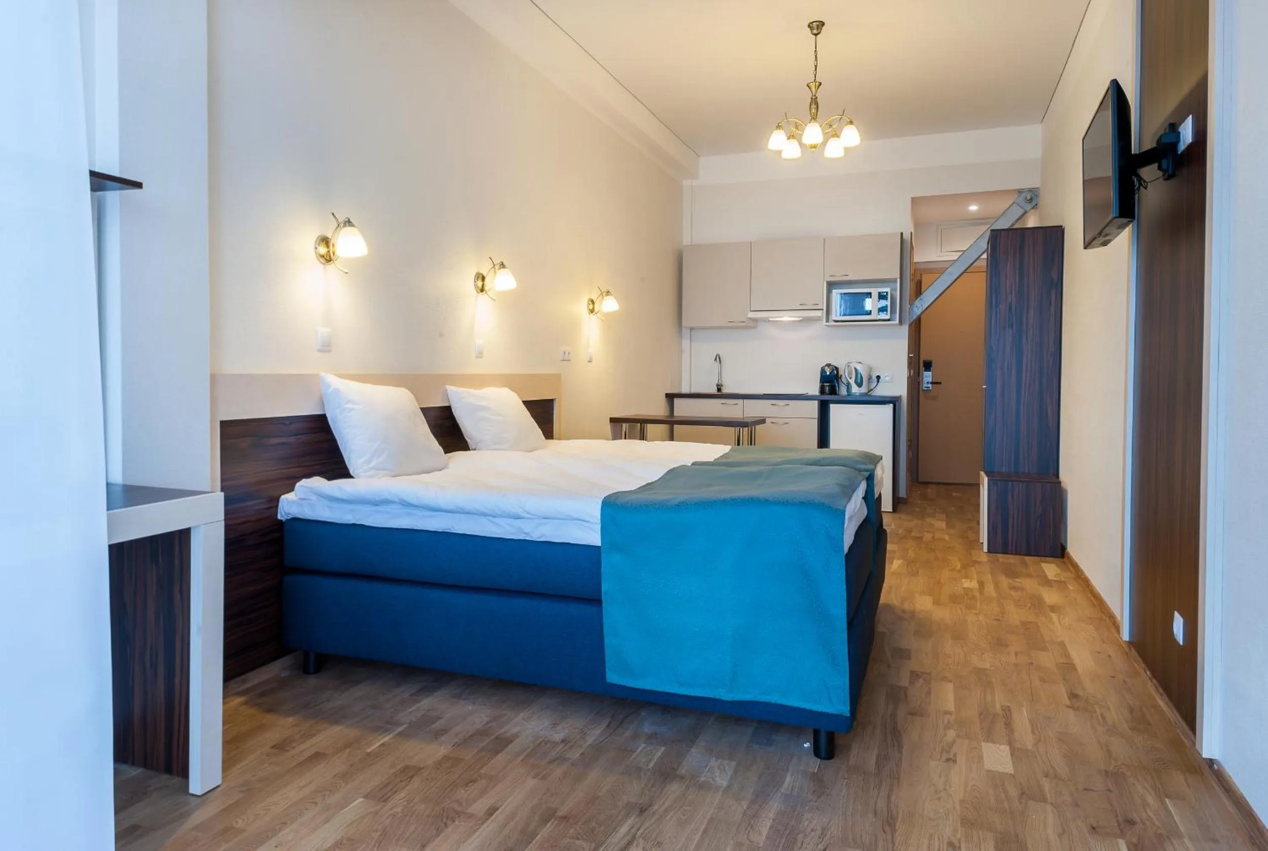 Bed in Pirita Beach Apartments & SPA