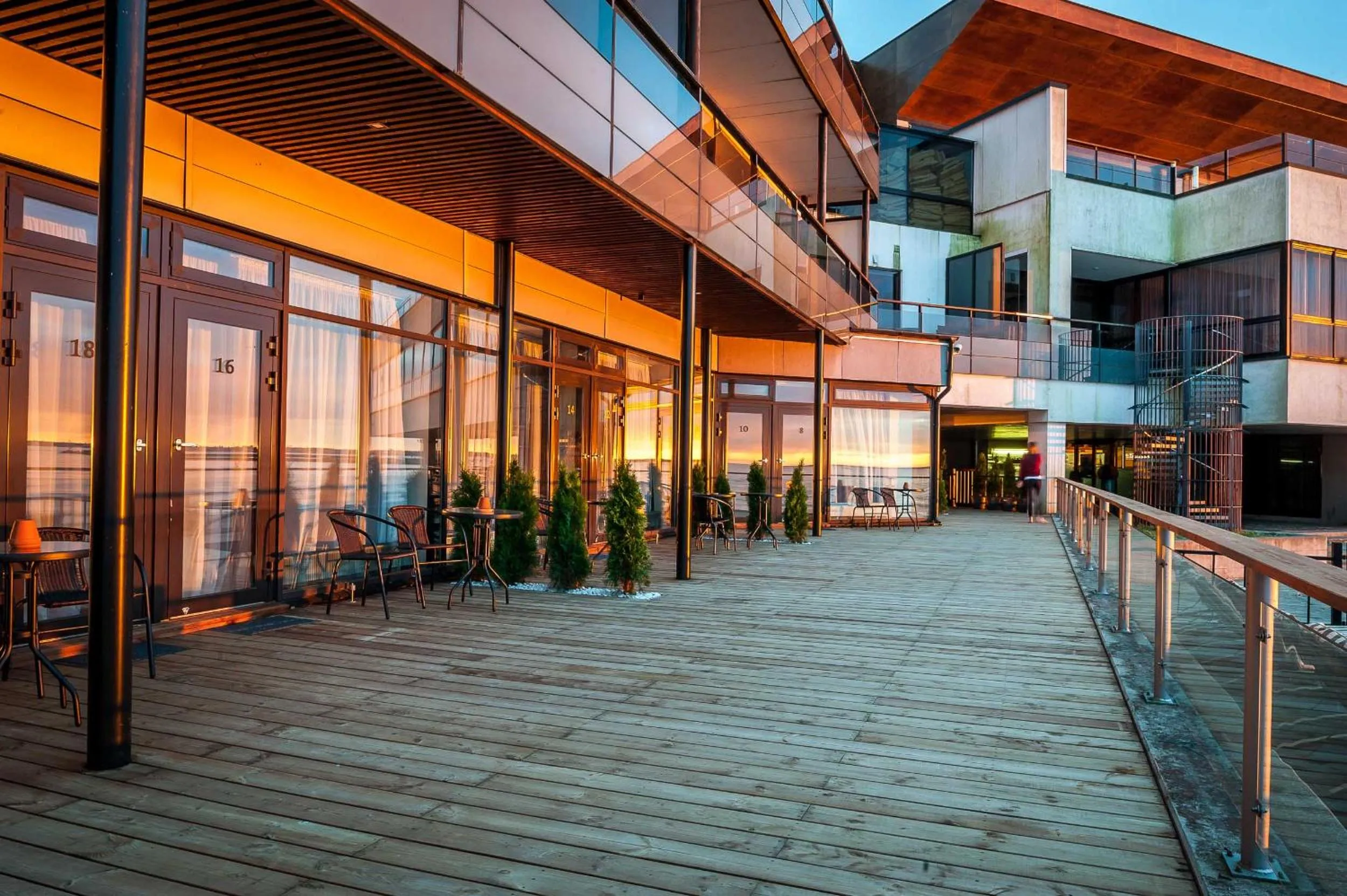 Balcony/Terrace in Pirita Beach Apartments & SPA