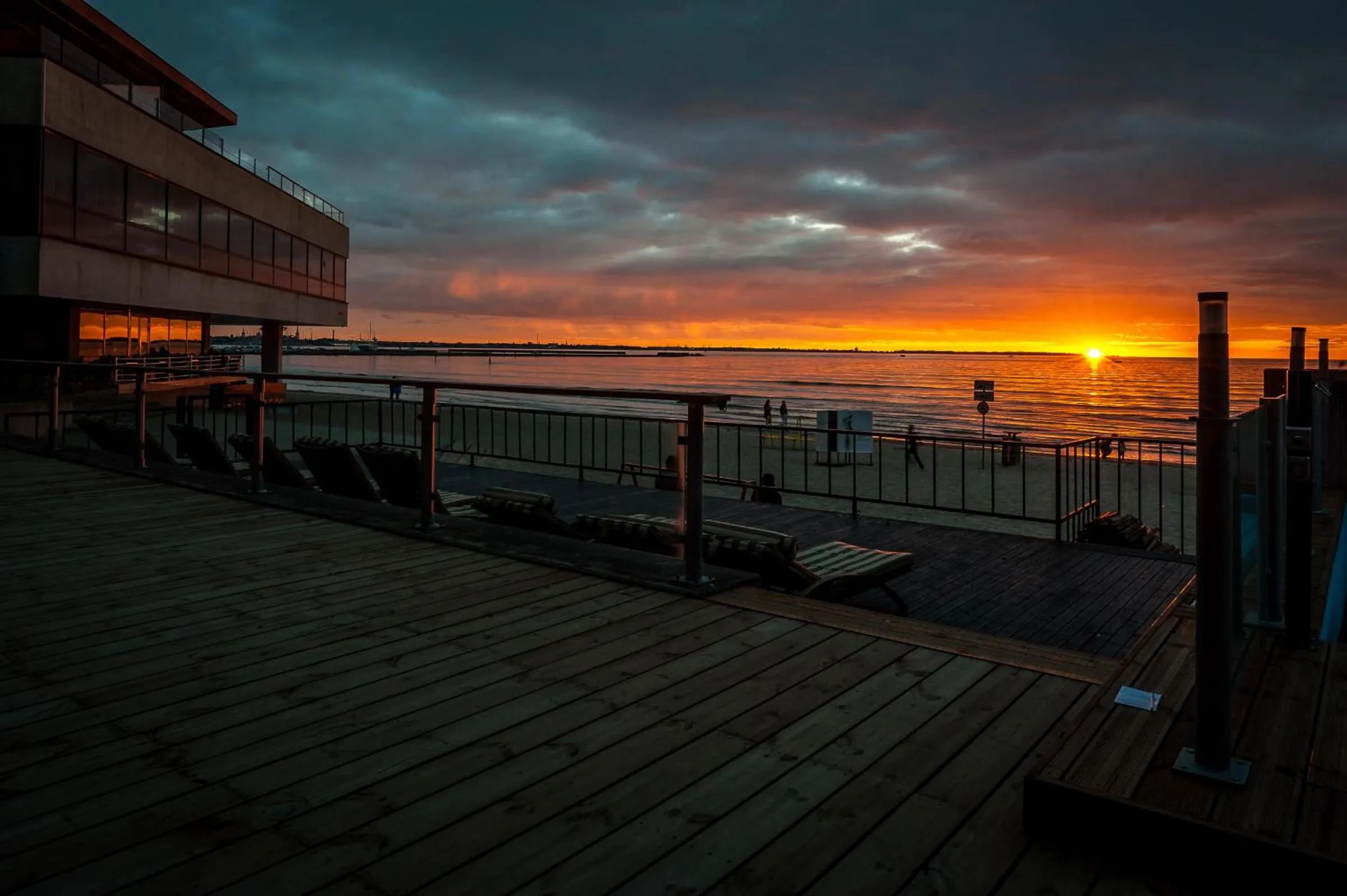 Balcony/Terrace in Pirita Beach Apartments & SPA