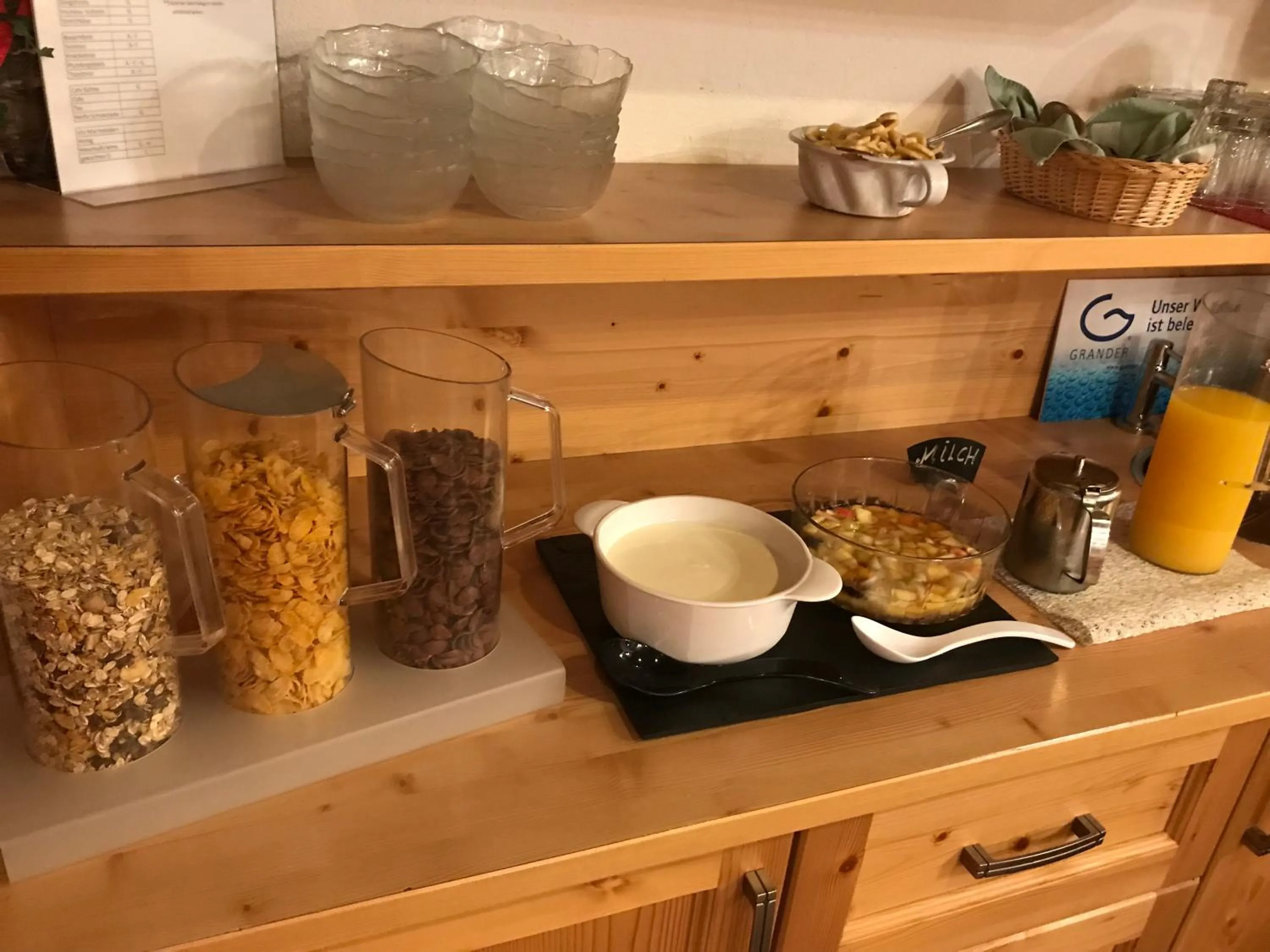 Breakfast in Hotel Gasthof Schweizerhaus