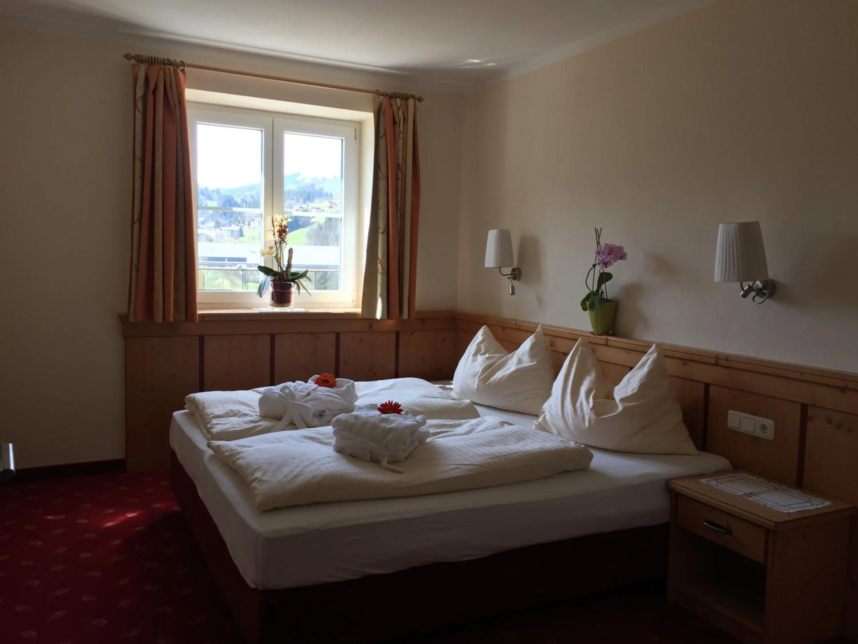 Bed in Hotel Gasthof Schweizerhaus