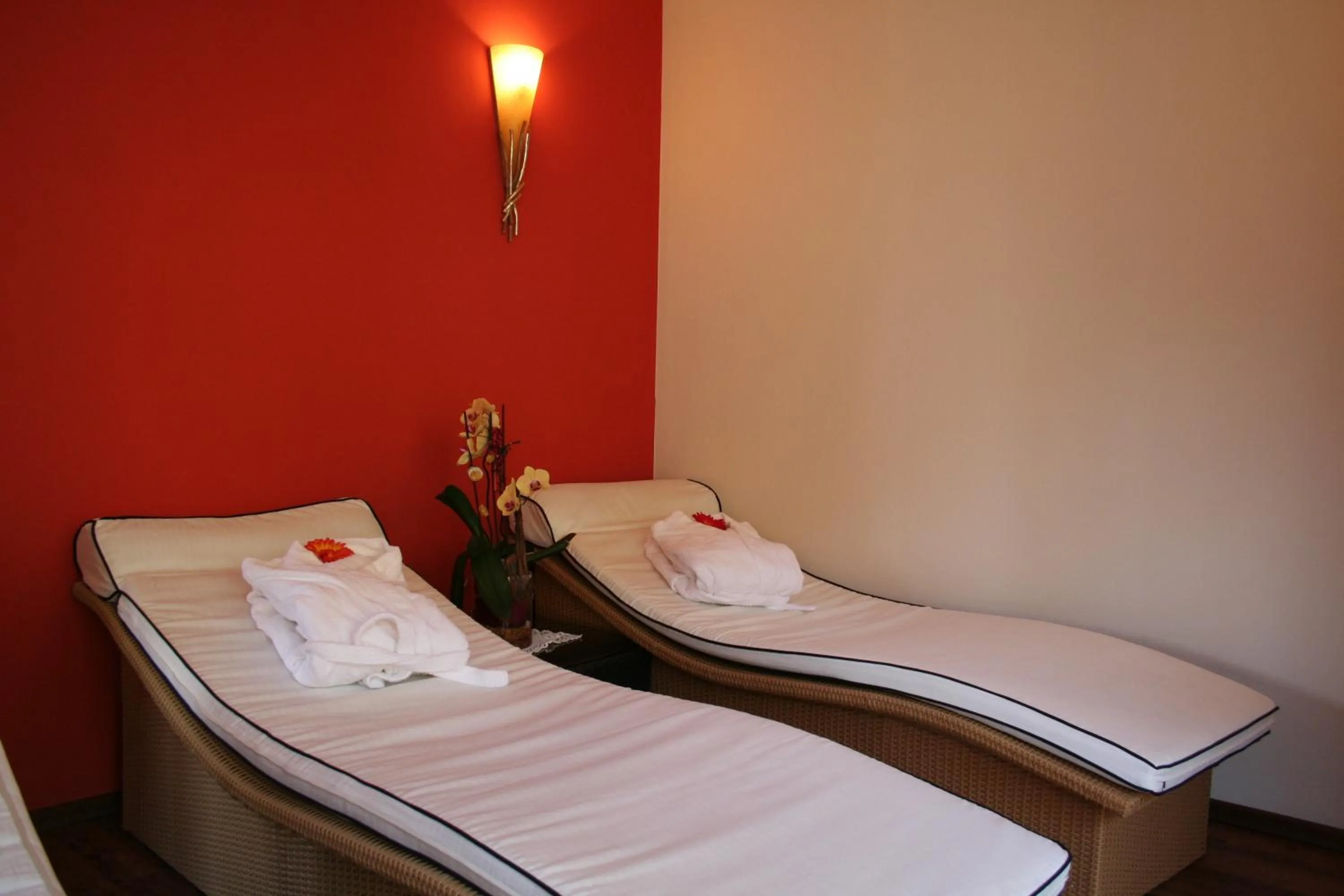 Sauna, Bed in Hotel Gasthof Schweizerhaus