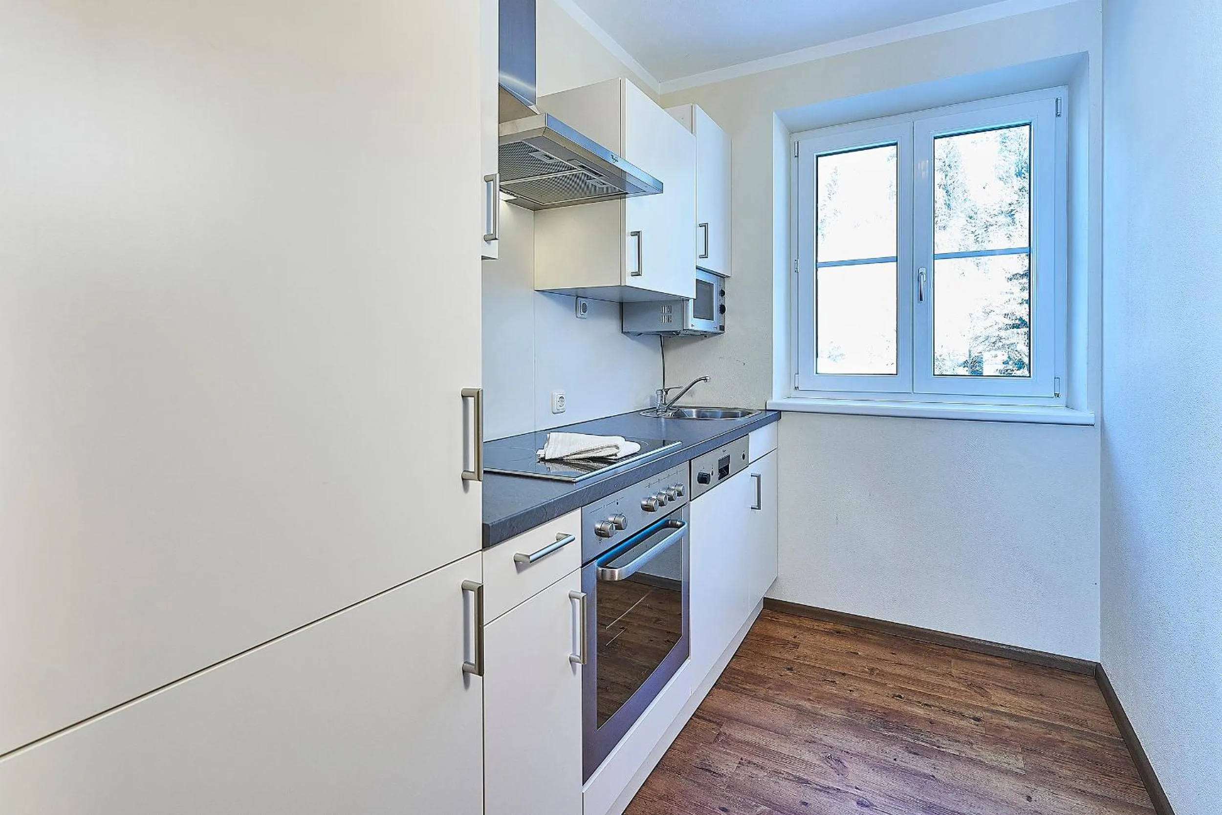 Kitchen or kitchenette in Hotel Gasthof Schweizerhaus