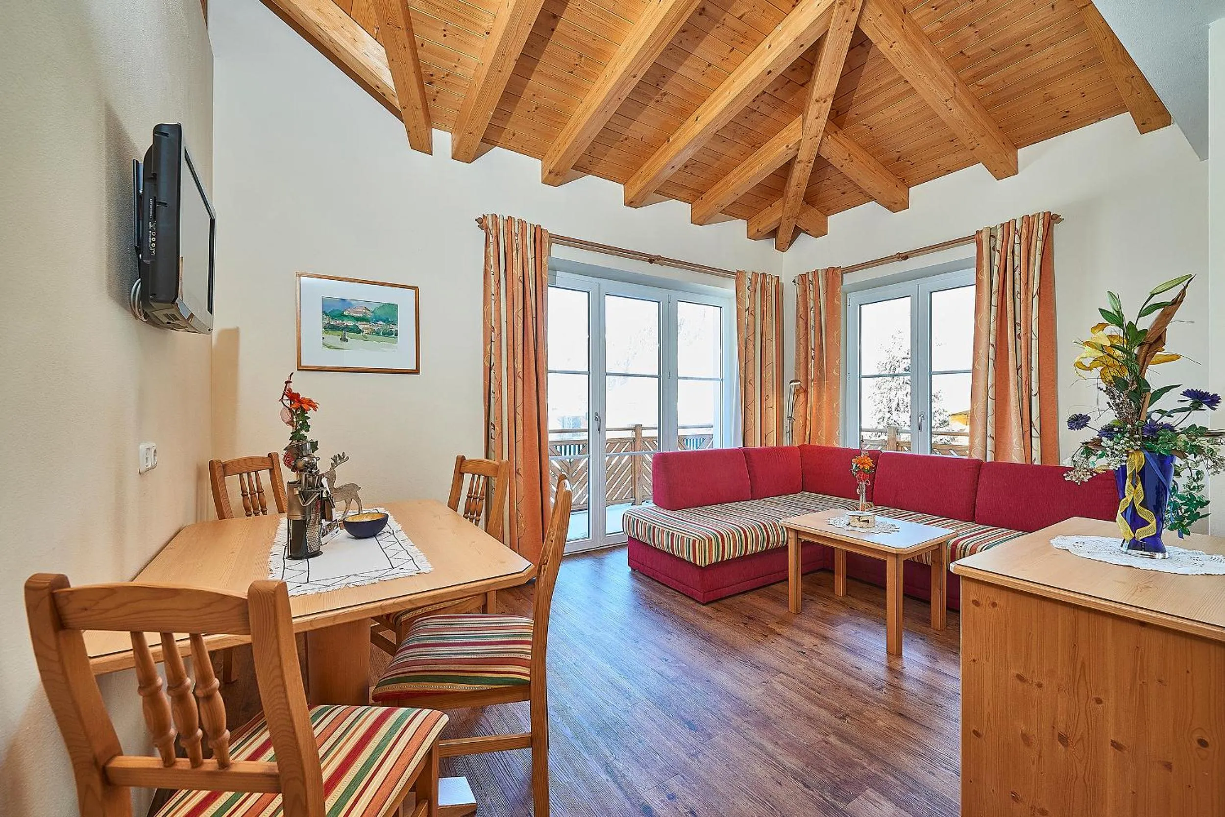 Seating area in Hotel Gasthof Schweizerhaus
