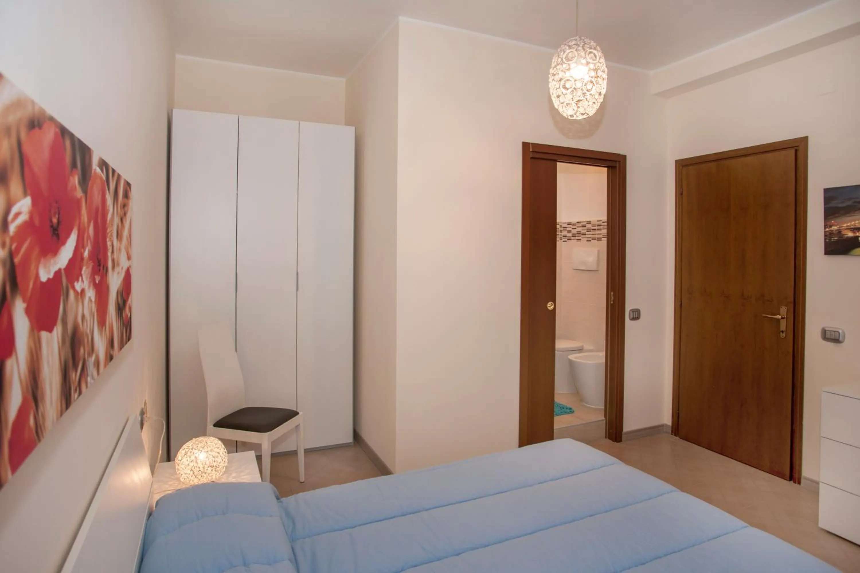 Balcony/Terrace, Bed in B&B Villa Aurora