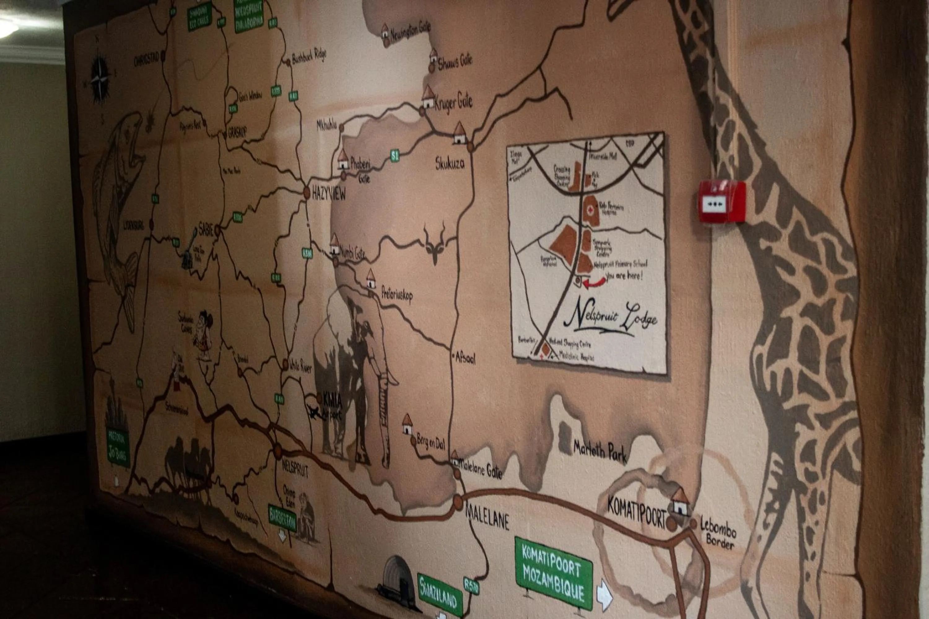 Lobby or reception in Nelspruit Lodge