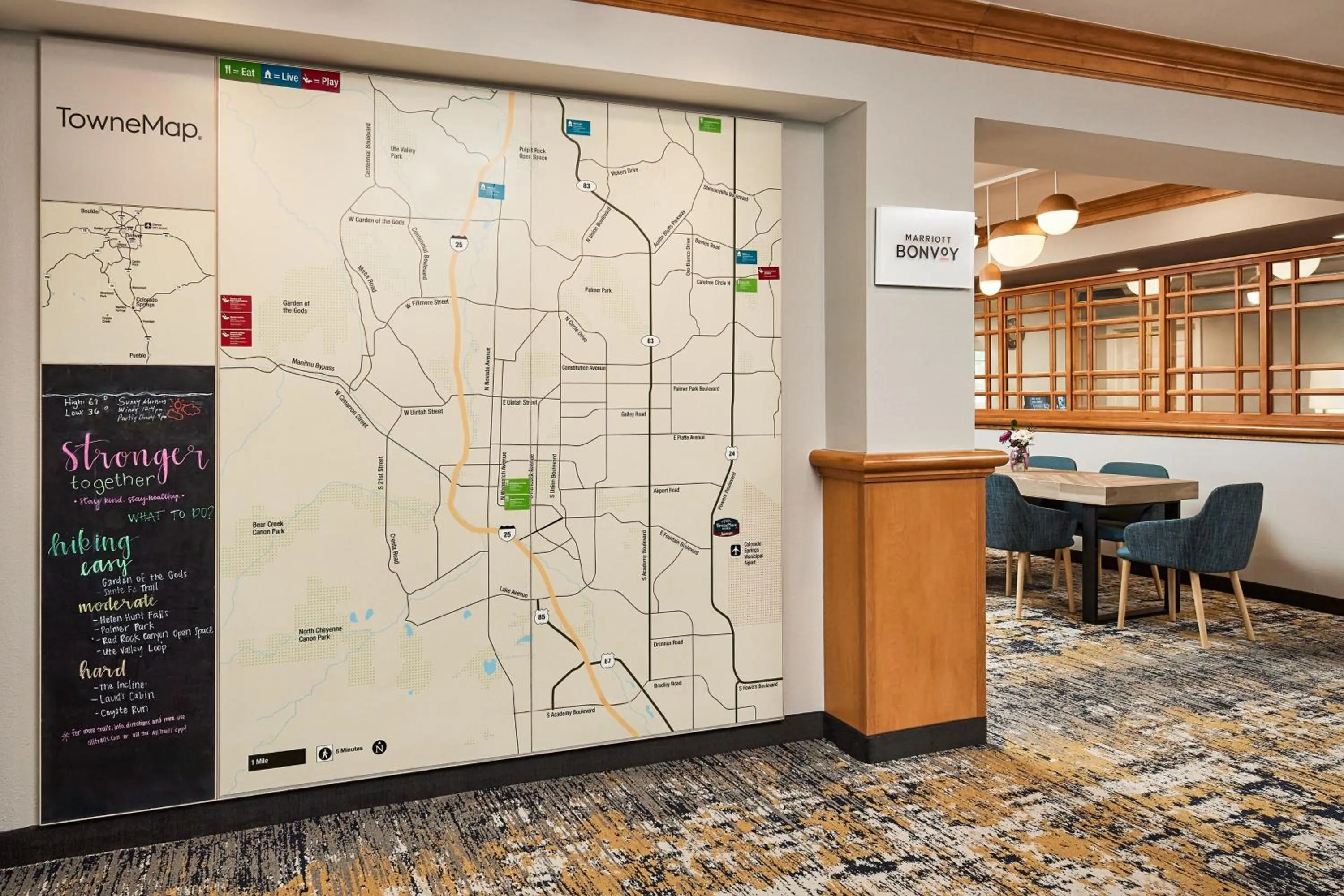 Lobby or reception in TownePlace Suites by Marriott Colorado Springs South