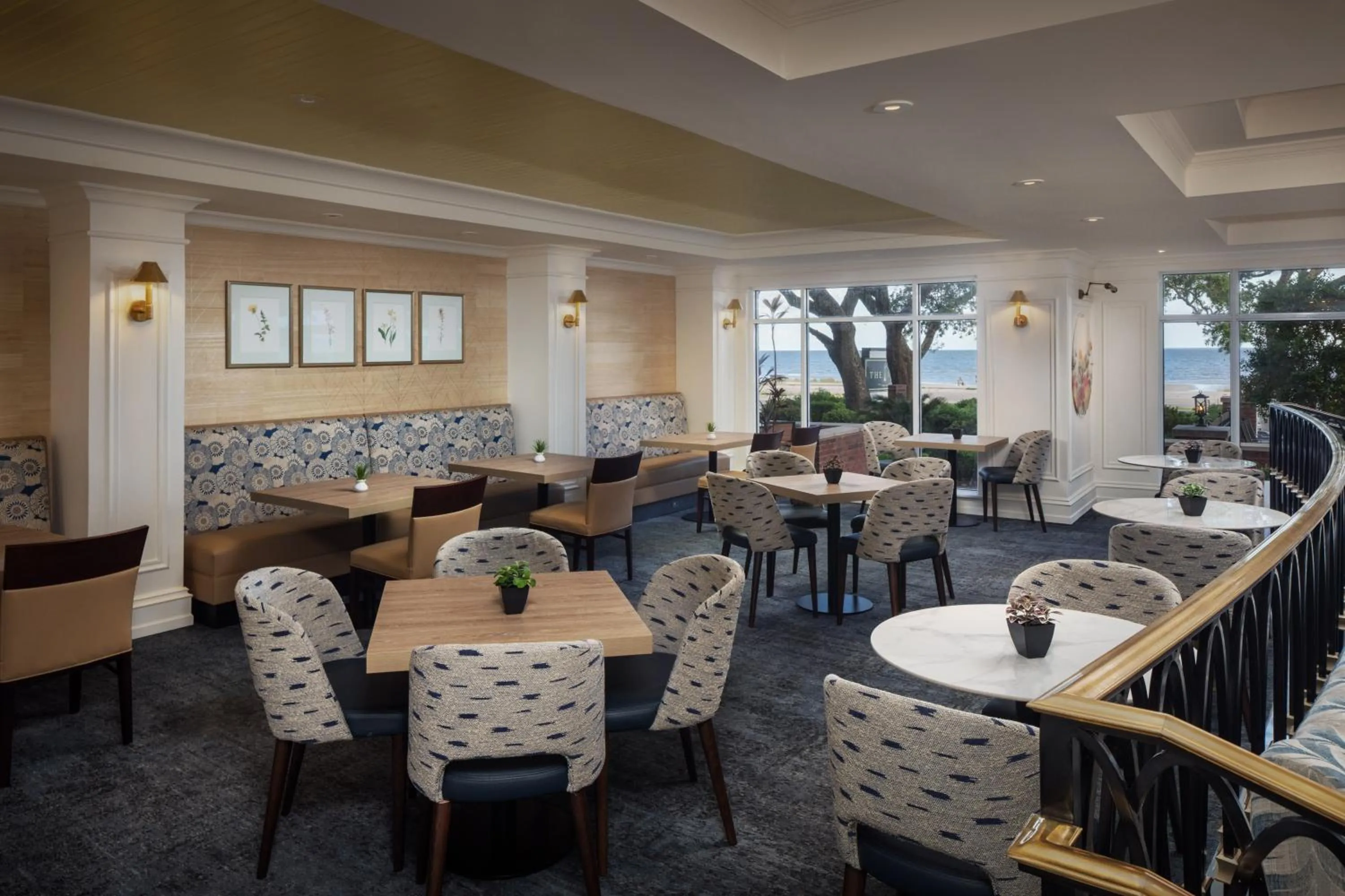 Dining area in The Inn at Long Beach