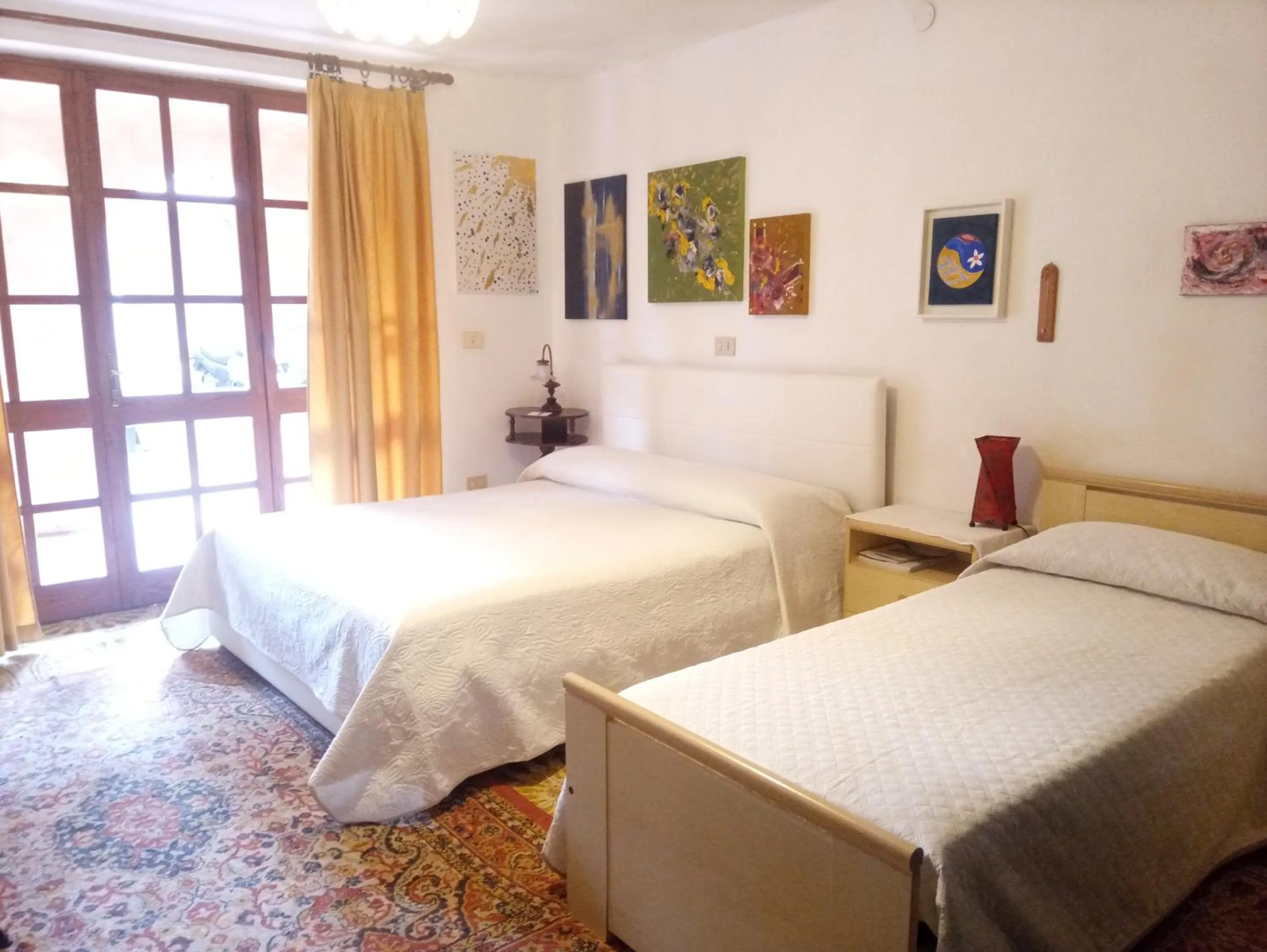 Bedroom, Bed in Villa Corrias