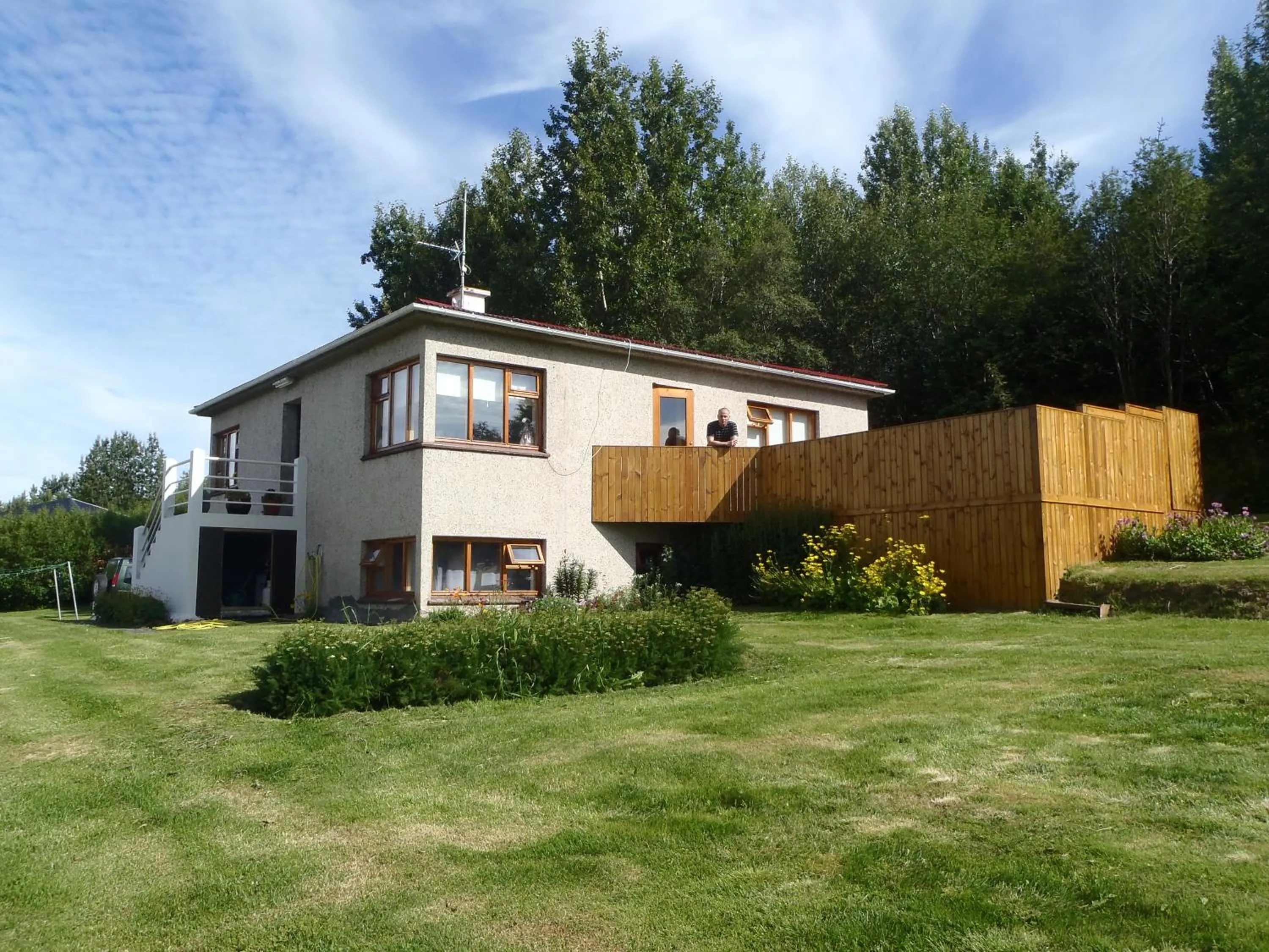 Lobby or reception in Guesthouse Hvítafell
