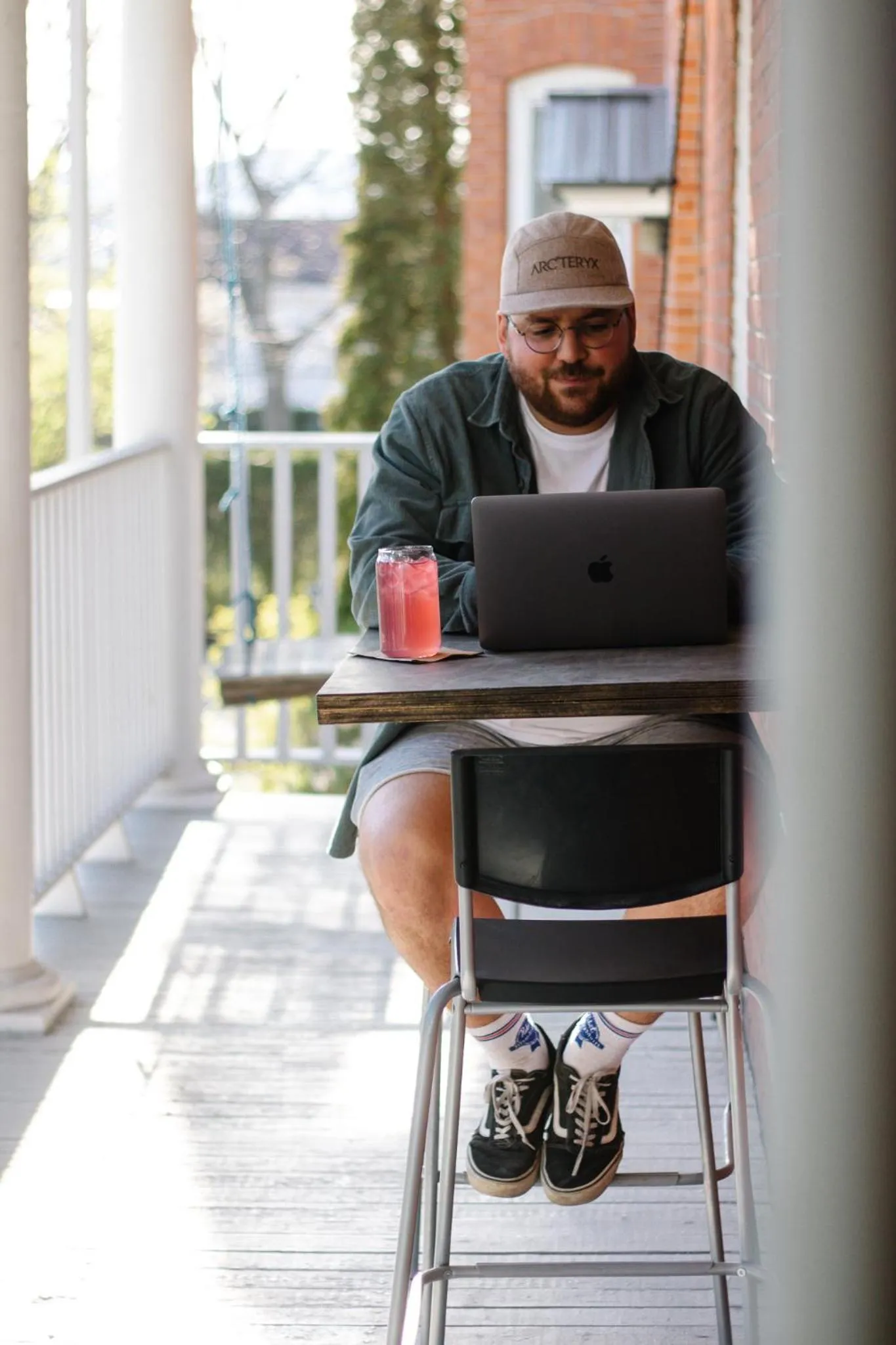 Balcony/Terrace in Auberge de Jeunesse Magog-Orford Hostel