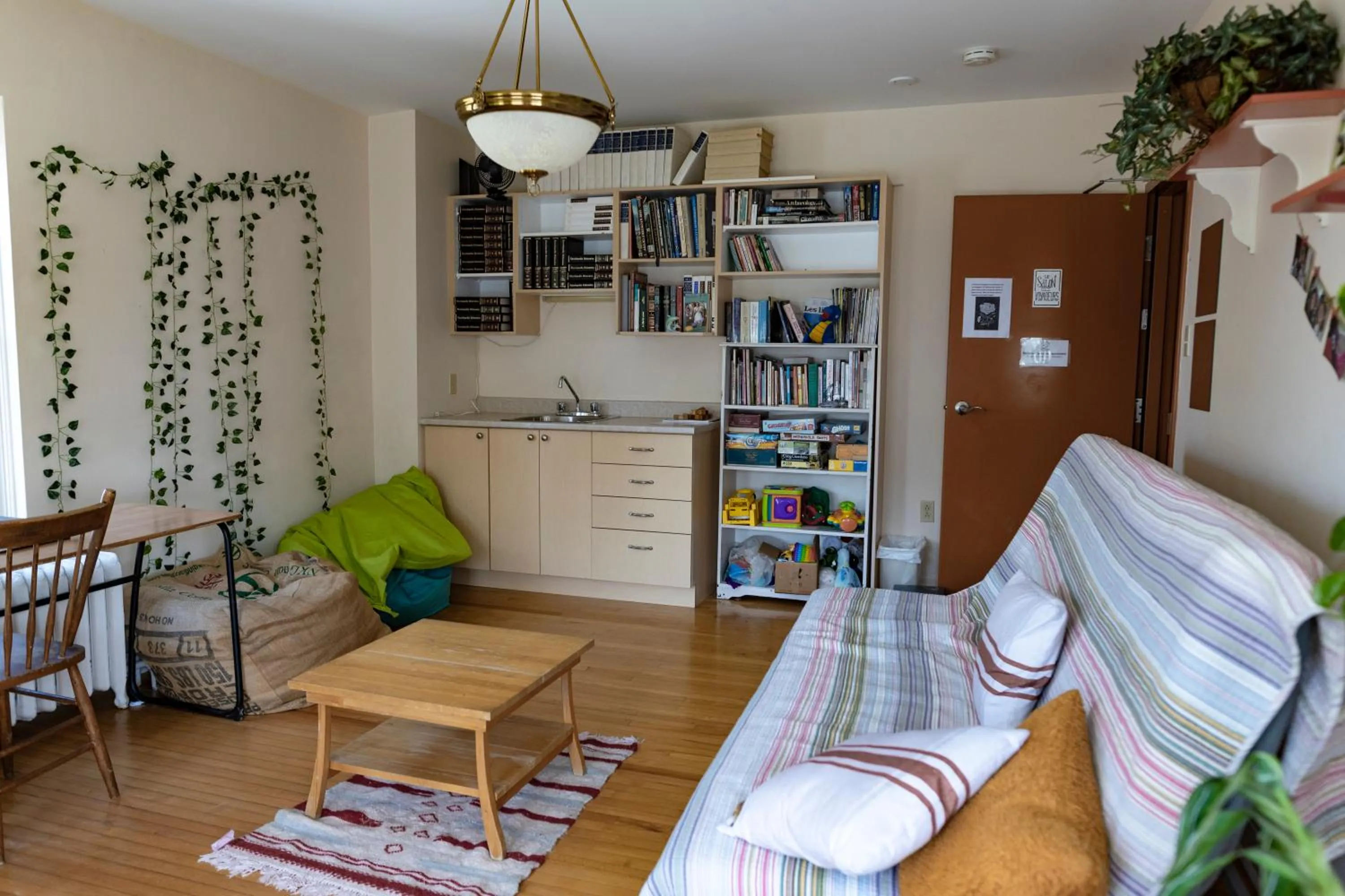Living room in Auberge de Jeunesse Magog-Orford Hostel