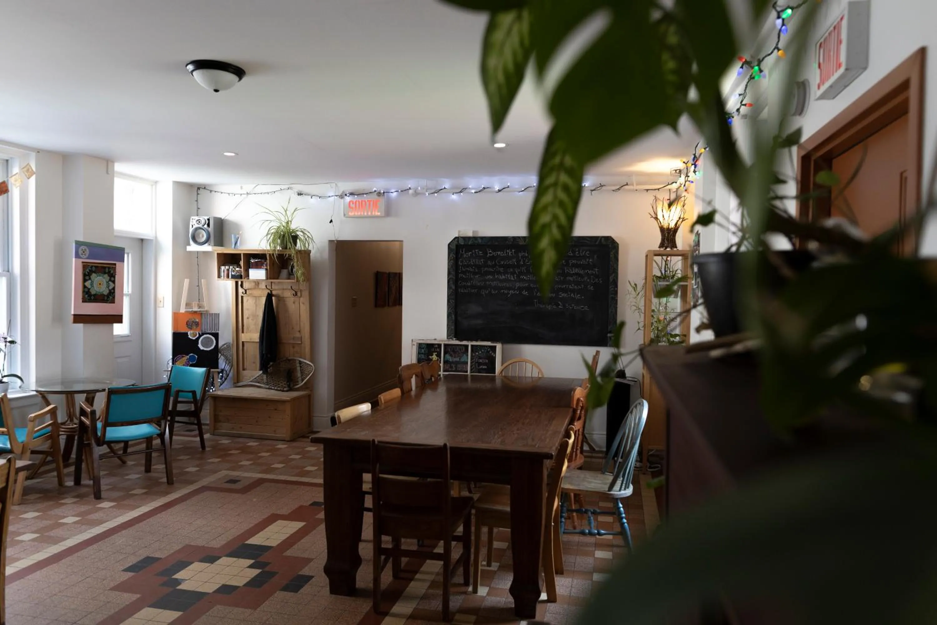 Living room in Auberge de Jeunesse Magog-Orford Hostel