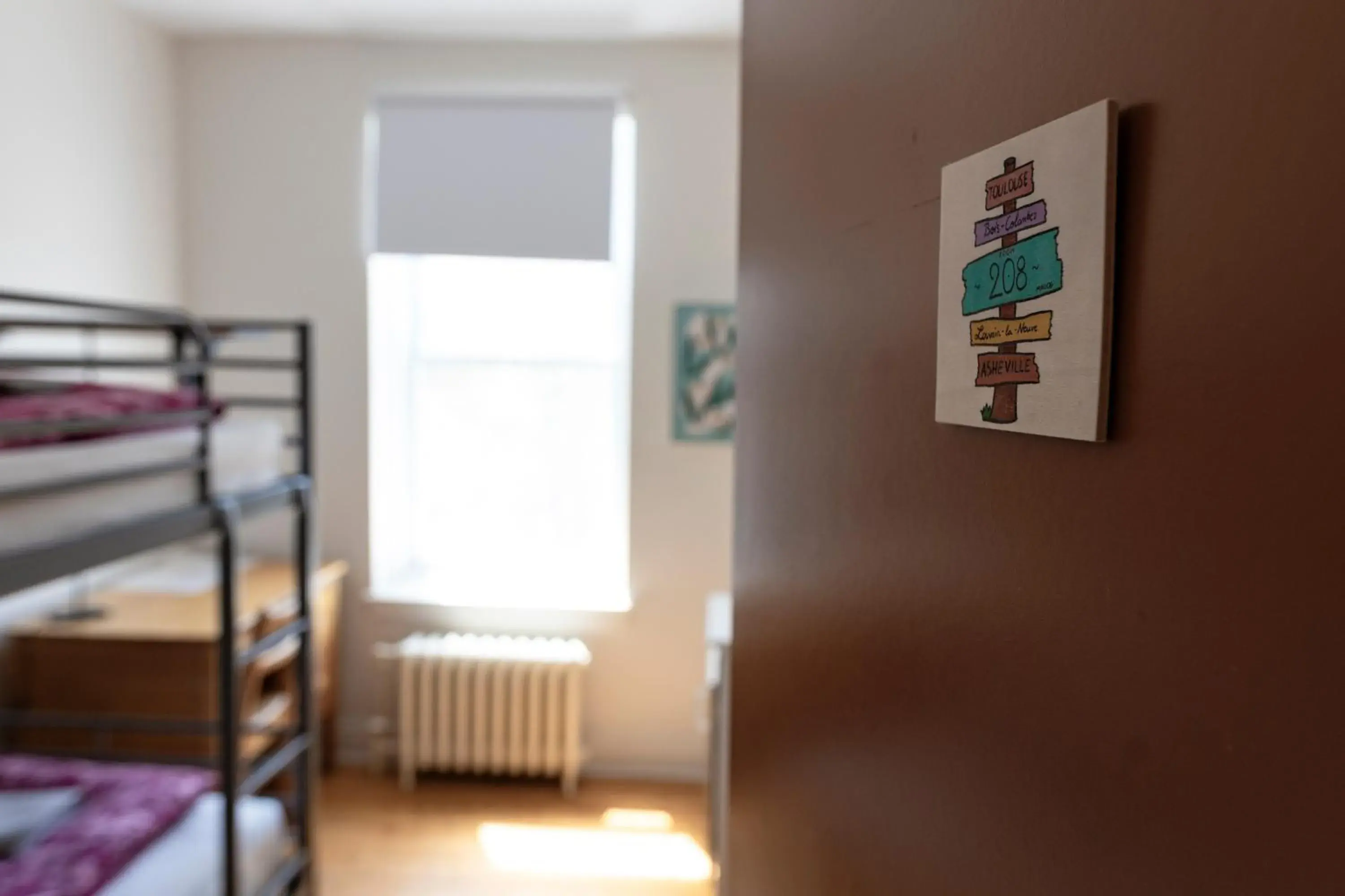 Budget Twin Room in Auberge de Jeunesse Magog-Orford Hostel Budget Twin Room in Auberge de Jeunesse Magog-Orford Hostel