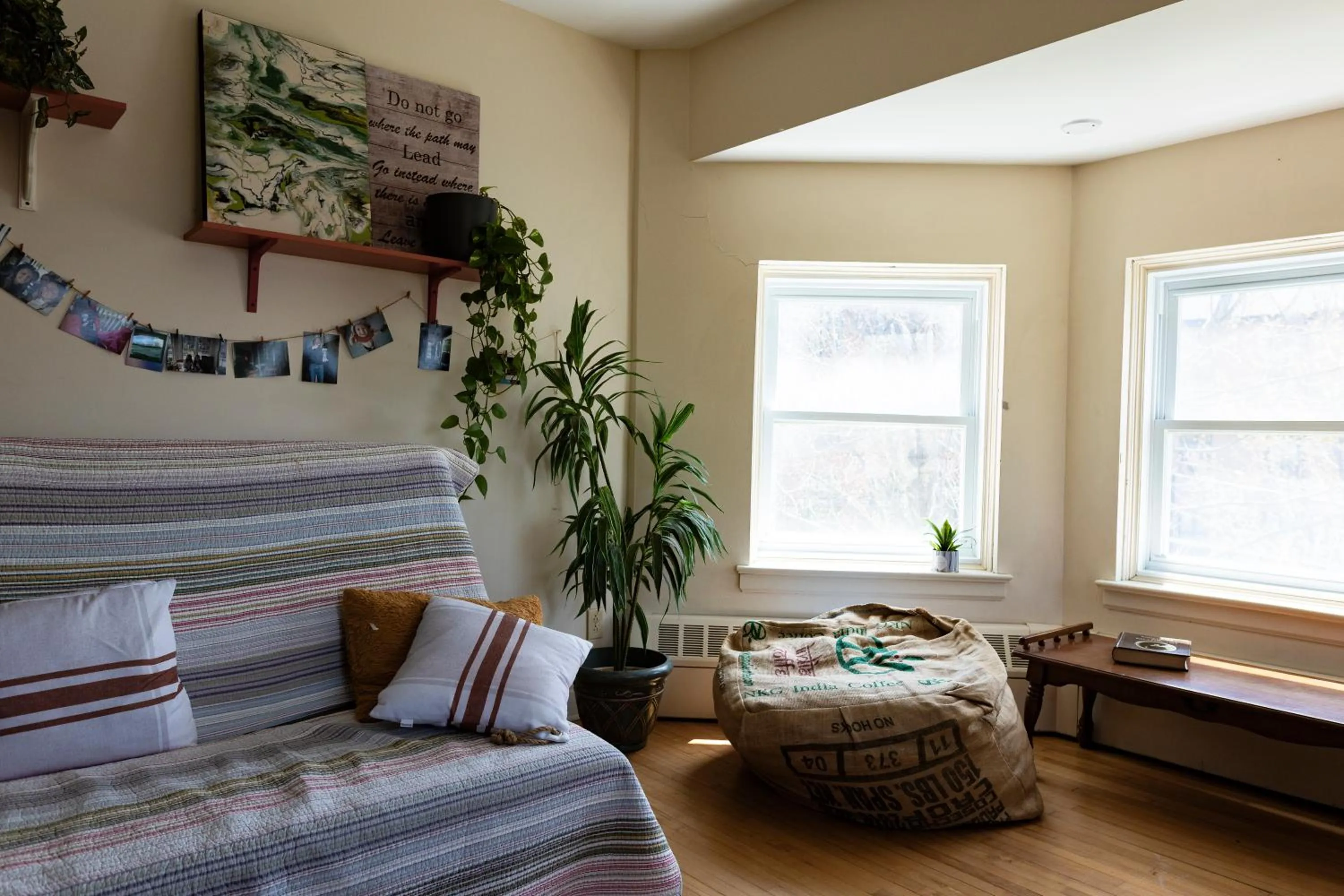 Living room in Auberge de Jeunesse Magog-Orford Hostel