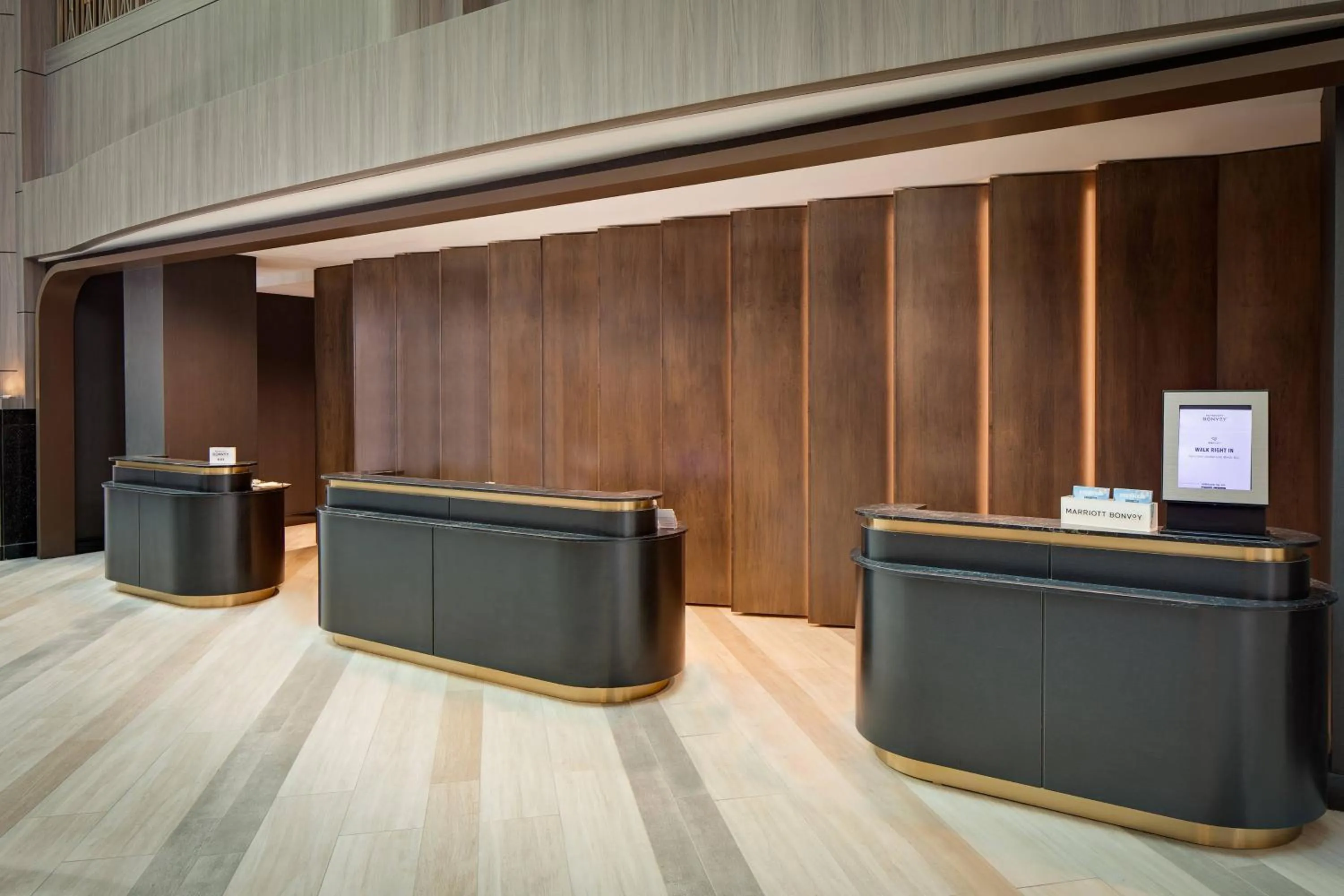 Lobby or reception in Cincinnati Marriott at RiverCenter