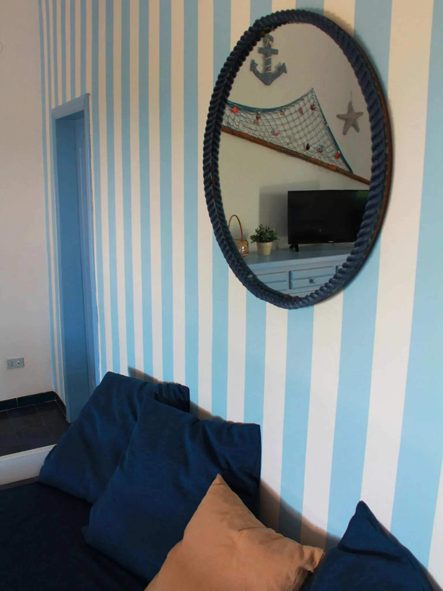 Living room in Villa Perla di Mare