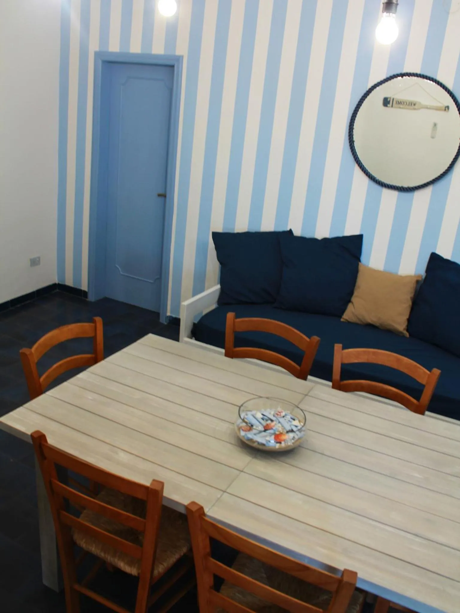 Dining area in Villa Perla di Mare