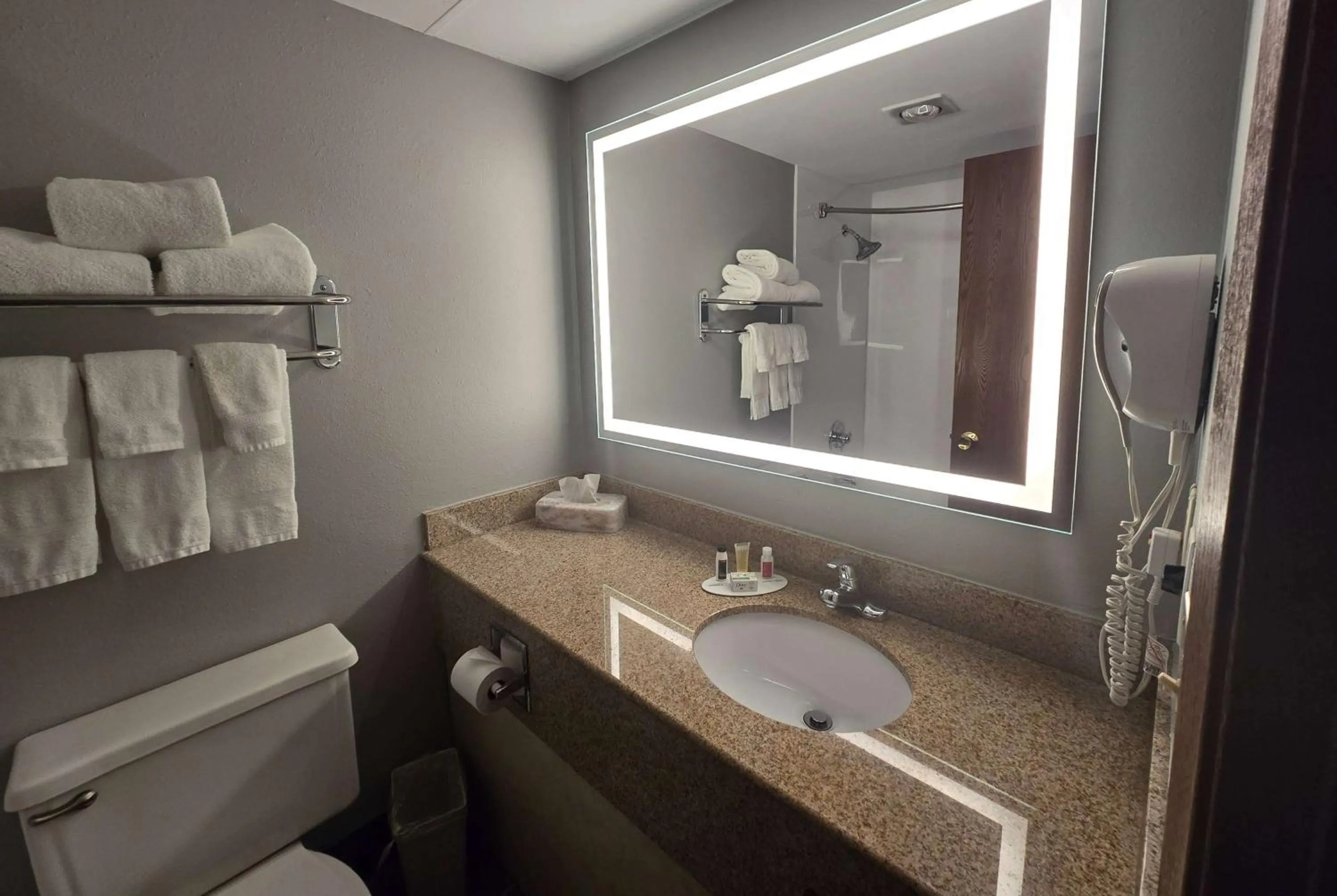 Bathroom in AmericInn by Wyndham Beloit