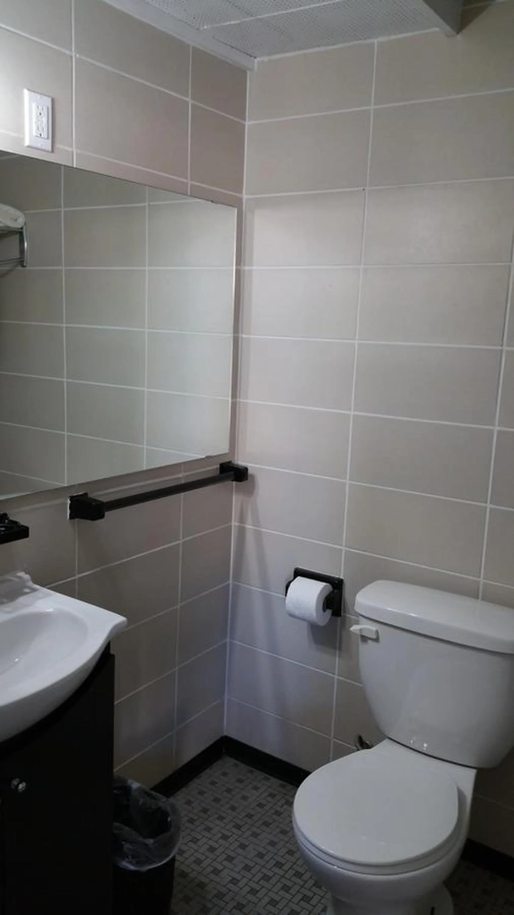 Toilet in Riverview Motel